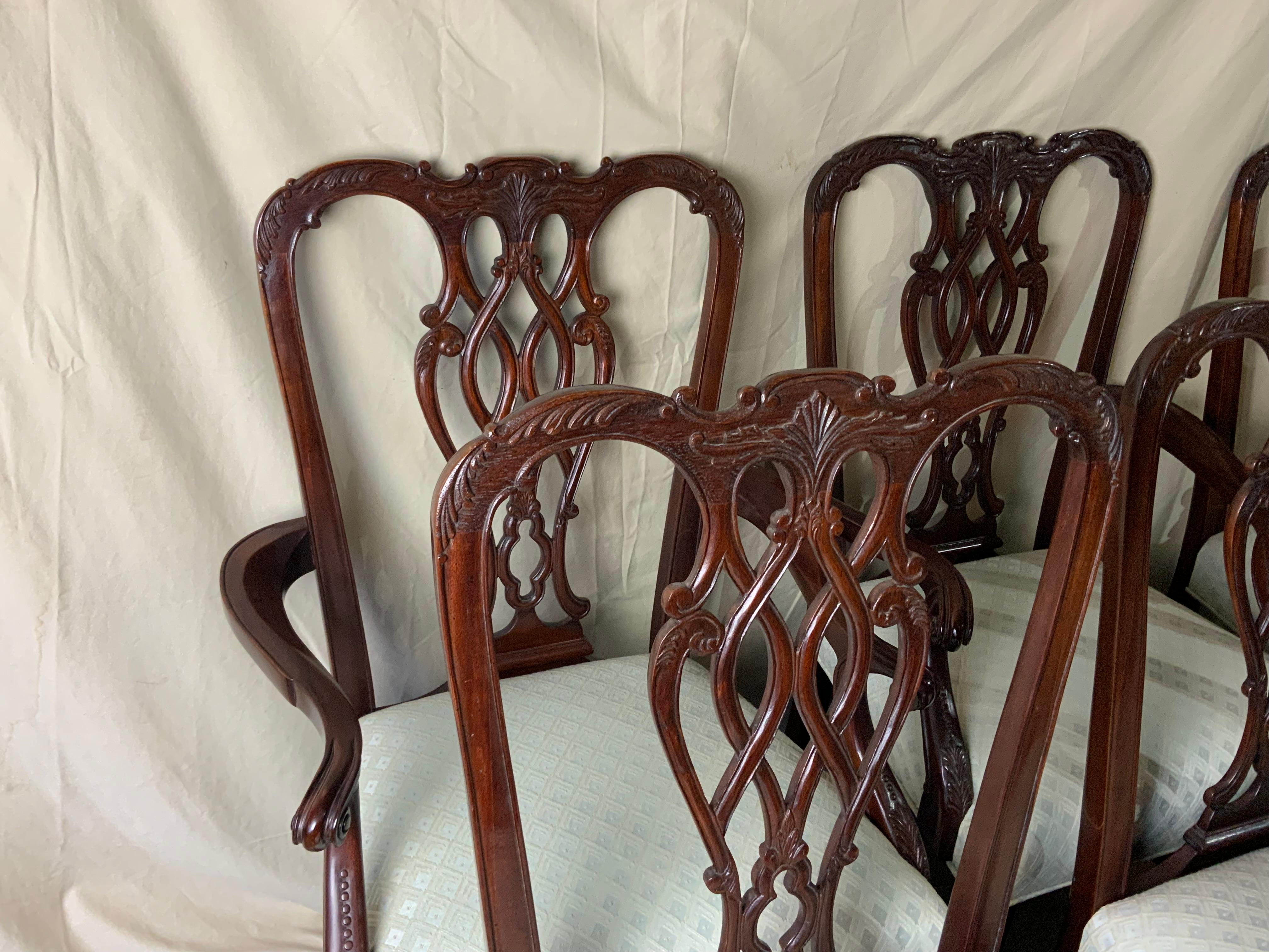 georgian style dining chairs