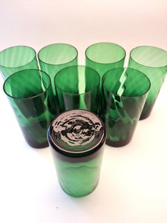 Set of eight Glasses 1970s Italy