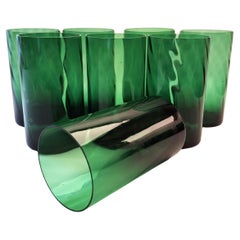 Juego de ocho vasos Años 70 Italia