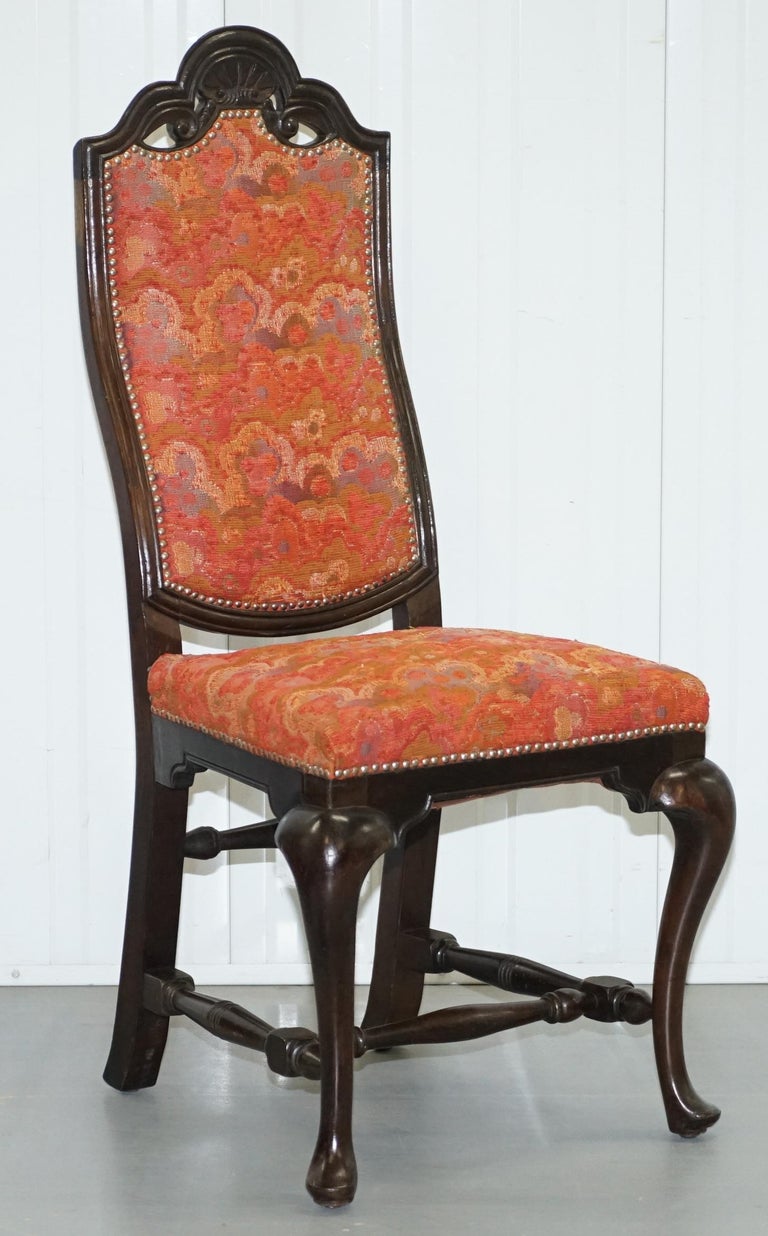 Set of Eight Grand House of Spain Inc Dining Chairs Ornate Frames at