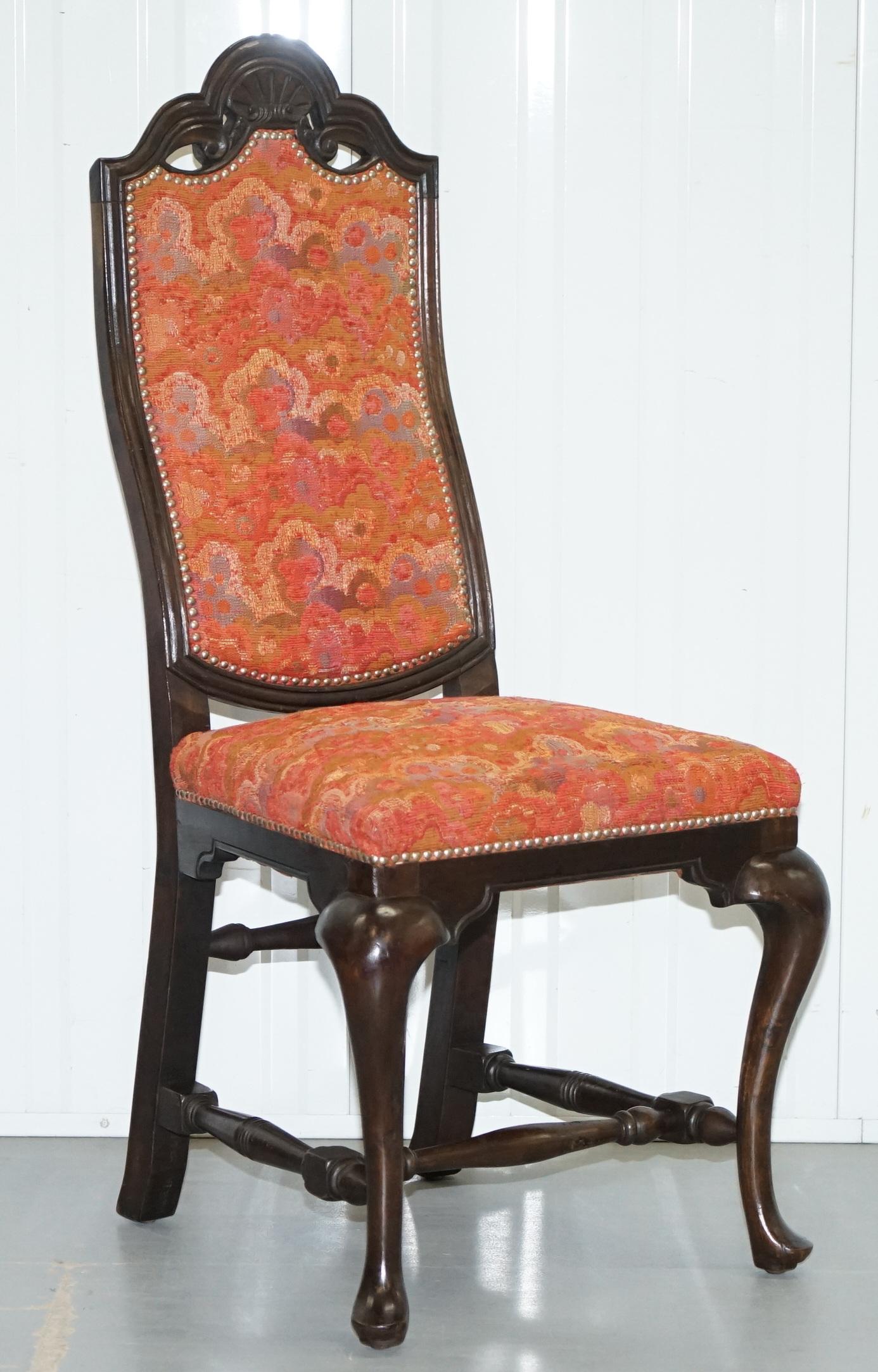 We are delighted to offer for sale this stunning set of eight original House of Spain inc vintage dining chairs

A very good looking comfortable and decorative set of chairs, you almost never find House of Spain furniture in the UK, to buy these