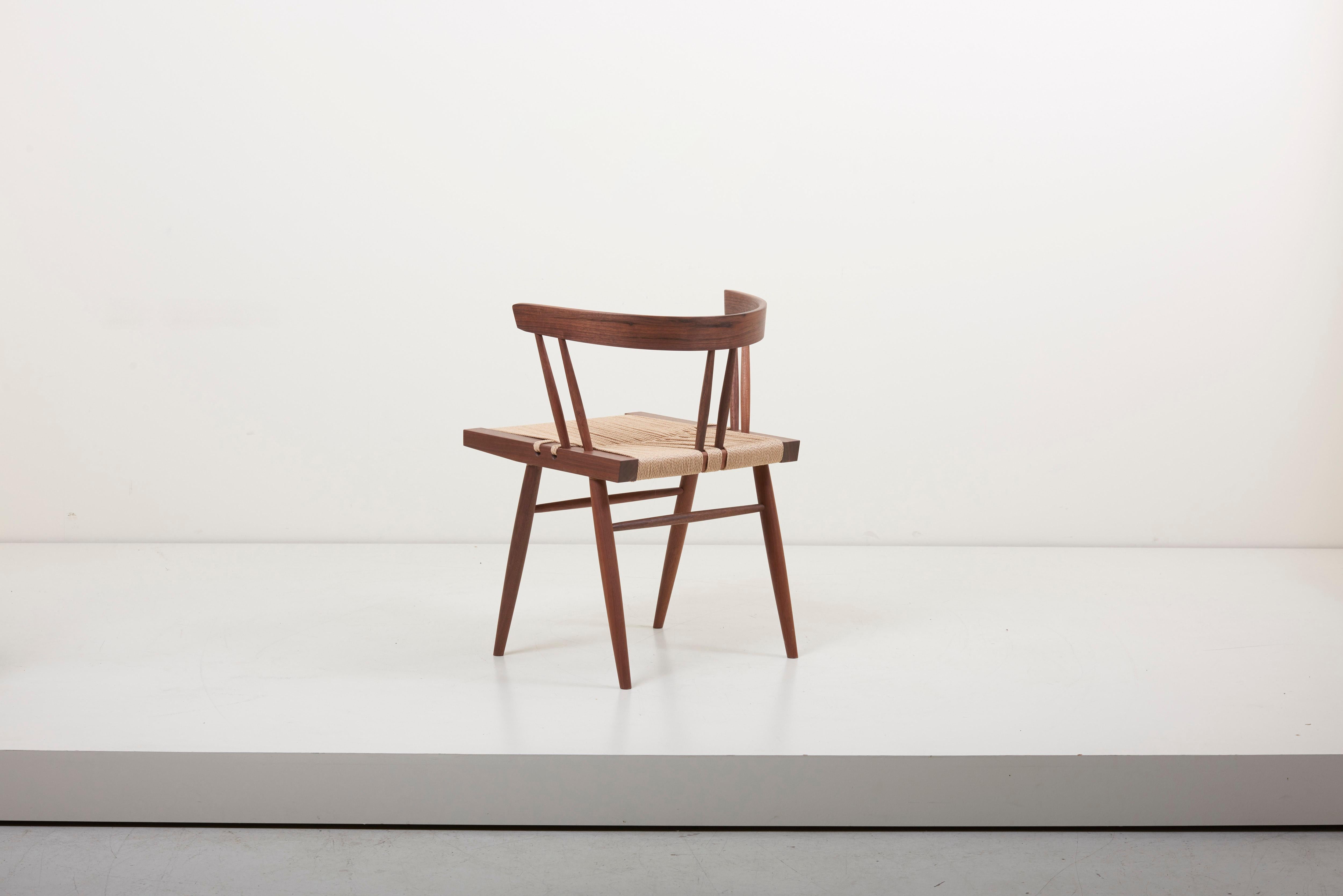 Set of Six Grass Seated Dining Chairs by George Nakashima Studio, US - 2019 1
