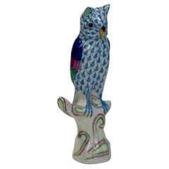 Set of Eight Hand-Painted Porcelain Figurines–Herend-Hungary, Late 20th Century.