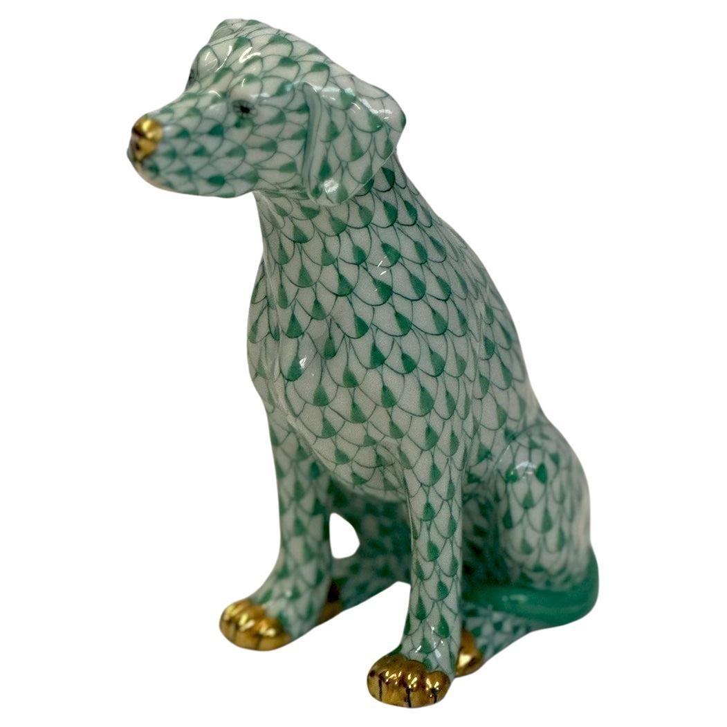 Satz von acht handbemalten Porzellanfiguren - Herend-Ungarn, Ende des 20. im Angebot 1