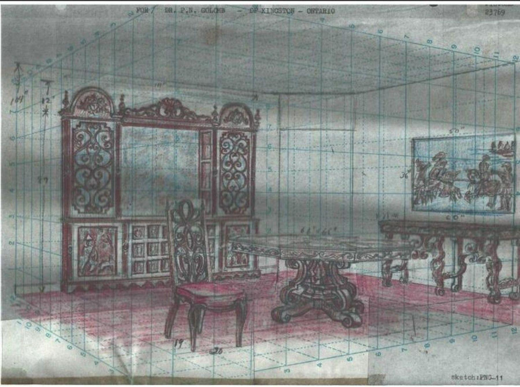 Set von acht Louis Pistono-Esszimmerstühlen im Hollywood-Regency-Stil im Used-Stil im Angebot 13
