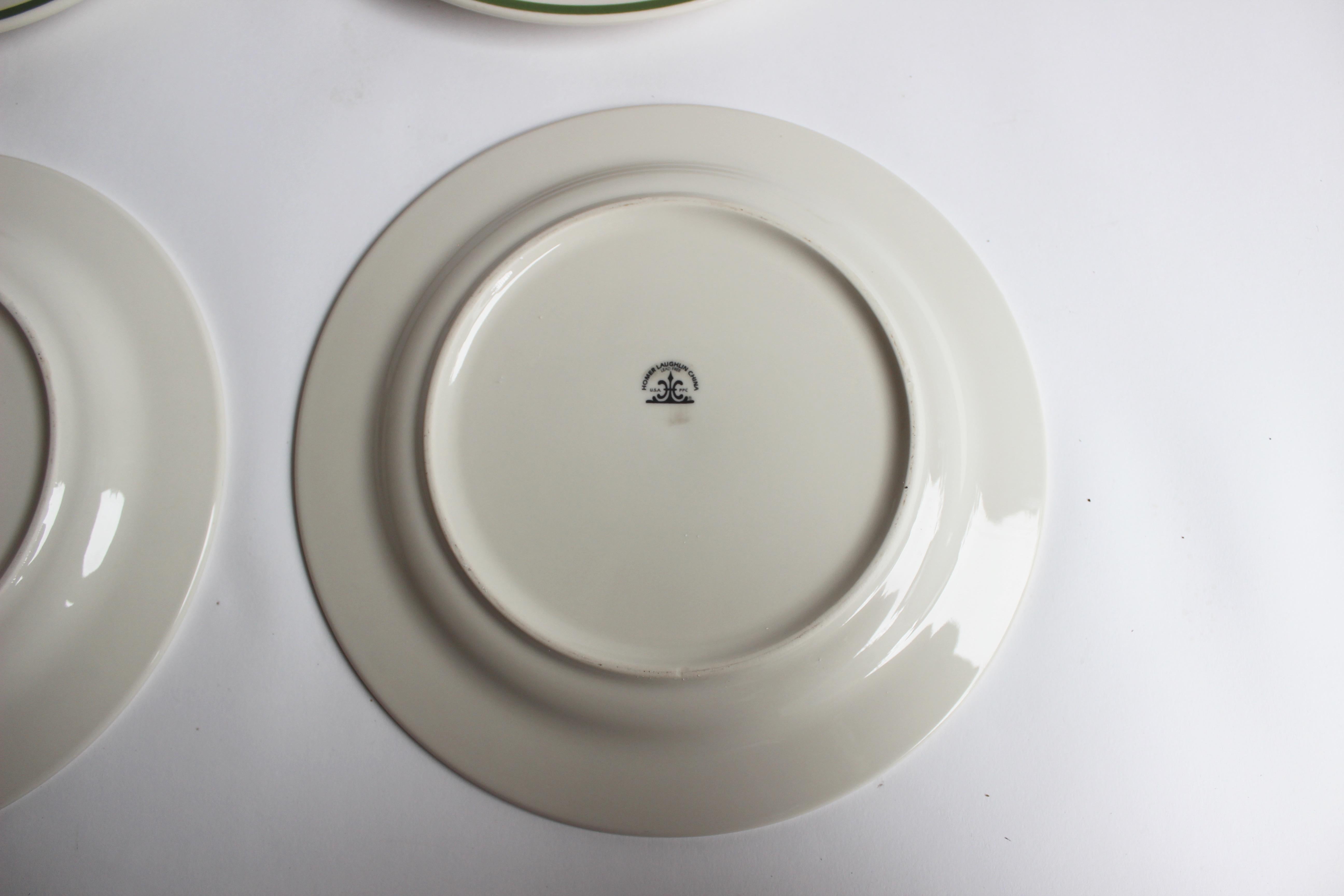 20th Century Set of Eight Homer Laughlin Plates For Sale