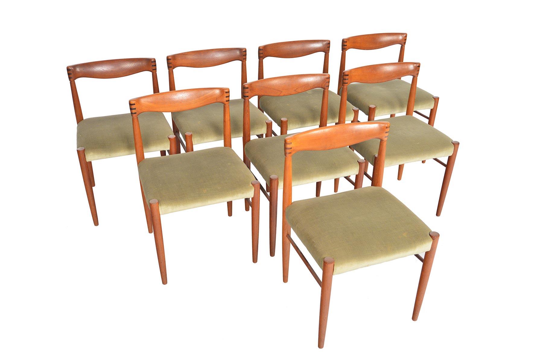 Set of Eight H.W. Klein Danish Modern Teak and Rosewood Dining Chairs by Bramin In Good Condition In Berkeley, CA