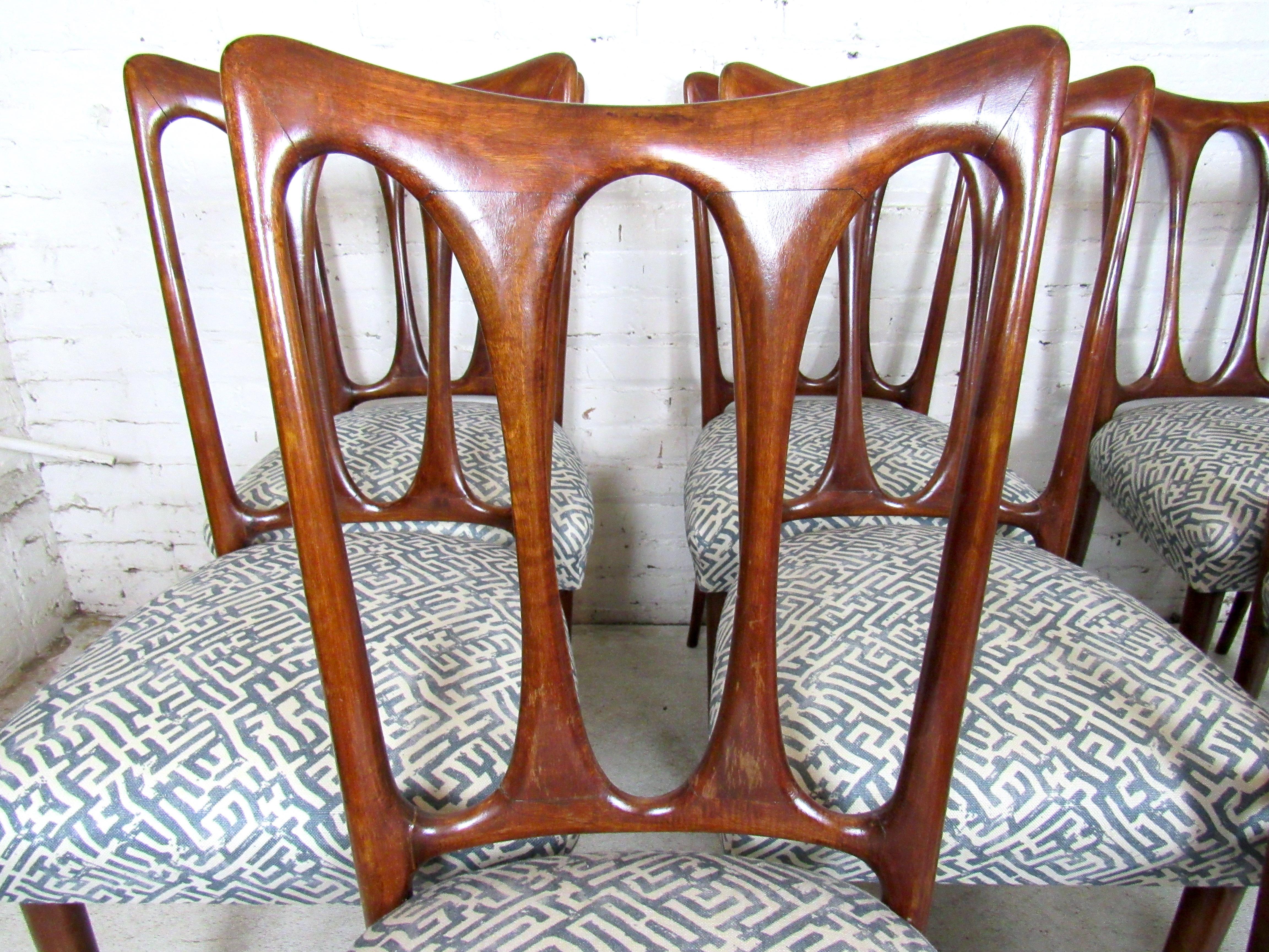 Set of Eight Italian Dining Chairs 1