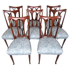 Set of Eight Italian Dining Chairs
