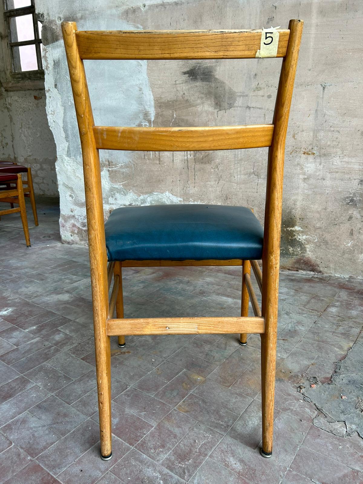 Chaise de salle à manger Leggera mi-siècle de Gio Ponti pour Cassina en vente 9
