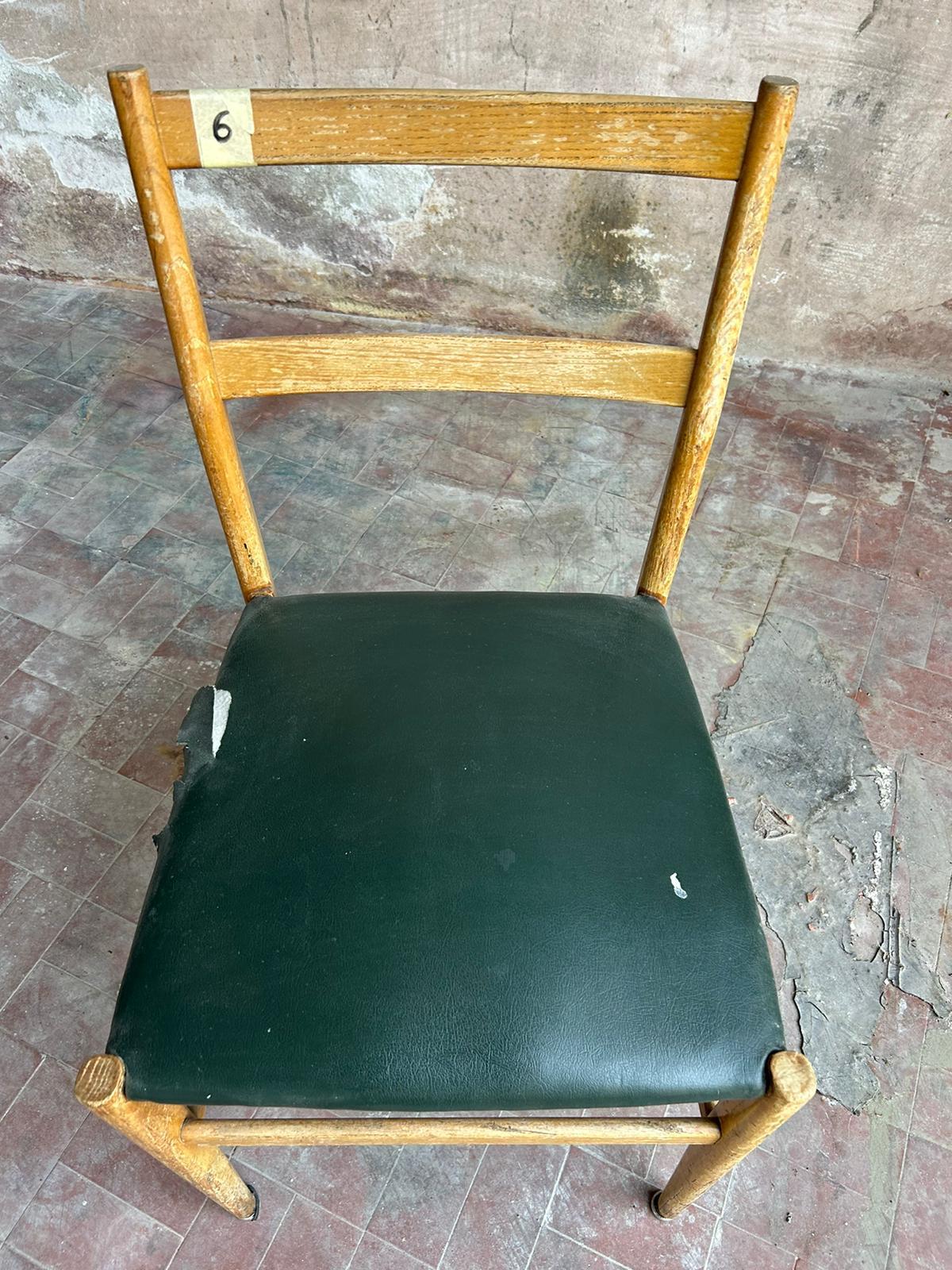 Chaise de salle à manger Leggera mi-siècle de Gio Ponti pour Cassina en vente 10