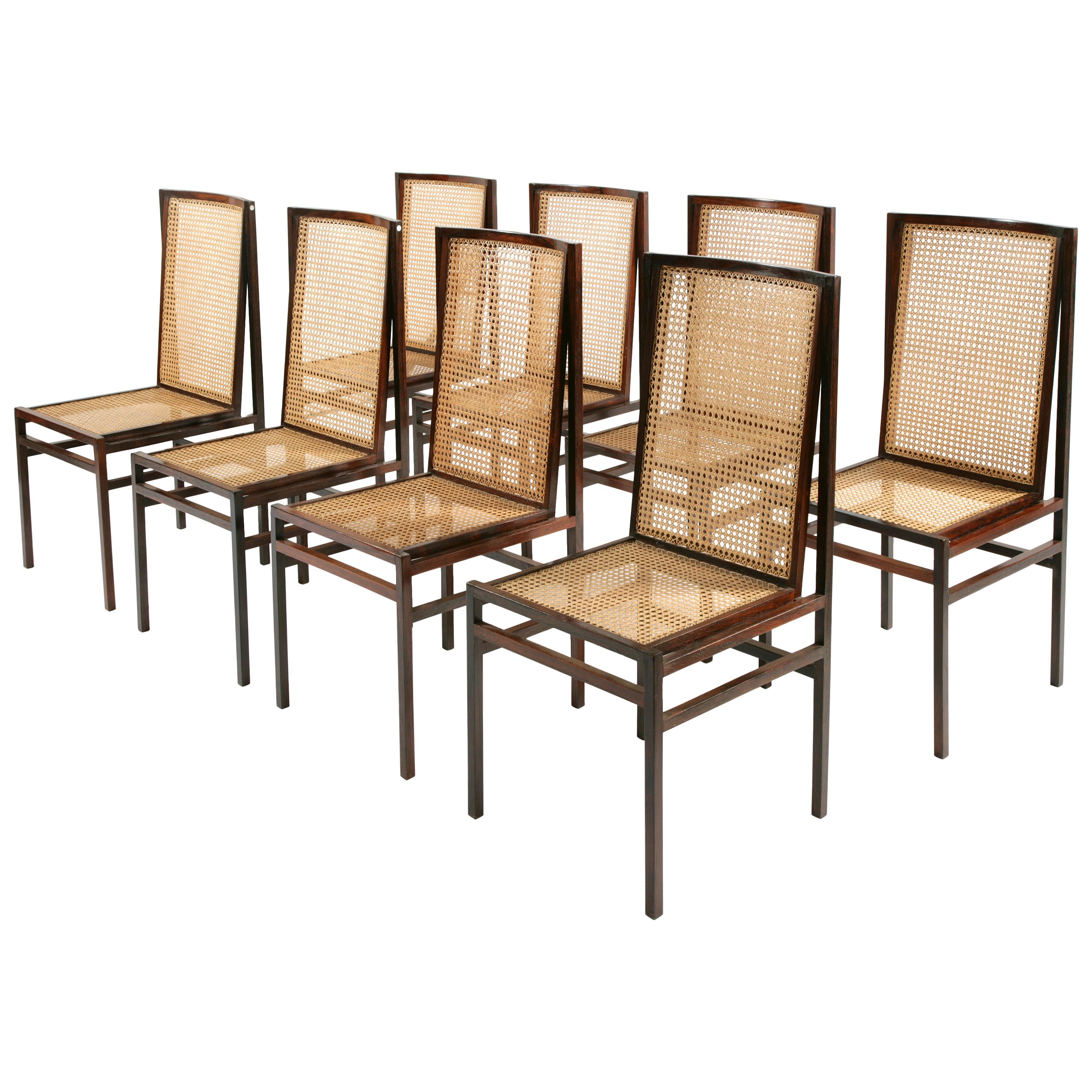 Set of Eight "Itamaraty" Chairs by Joaquim Tenreiro