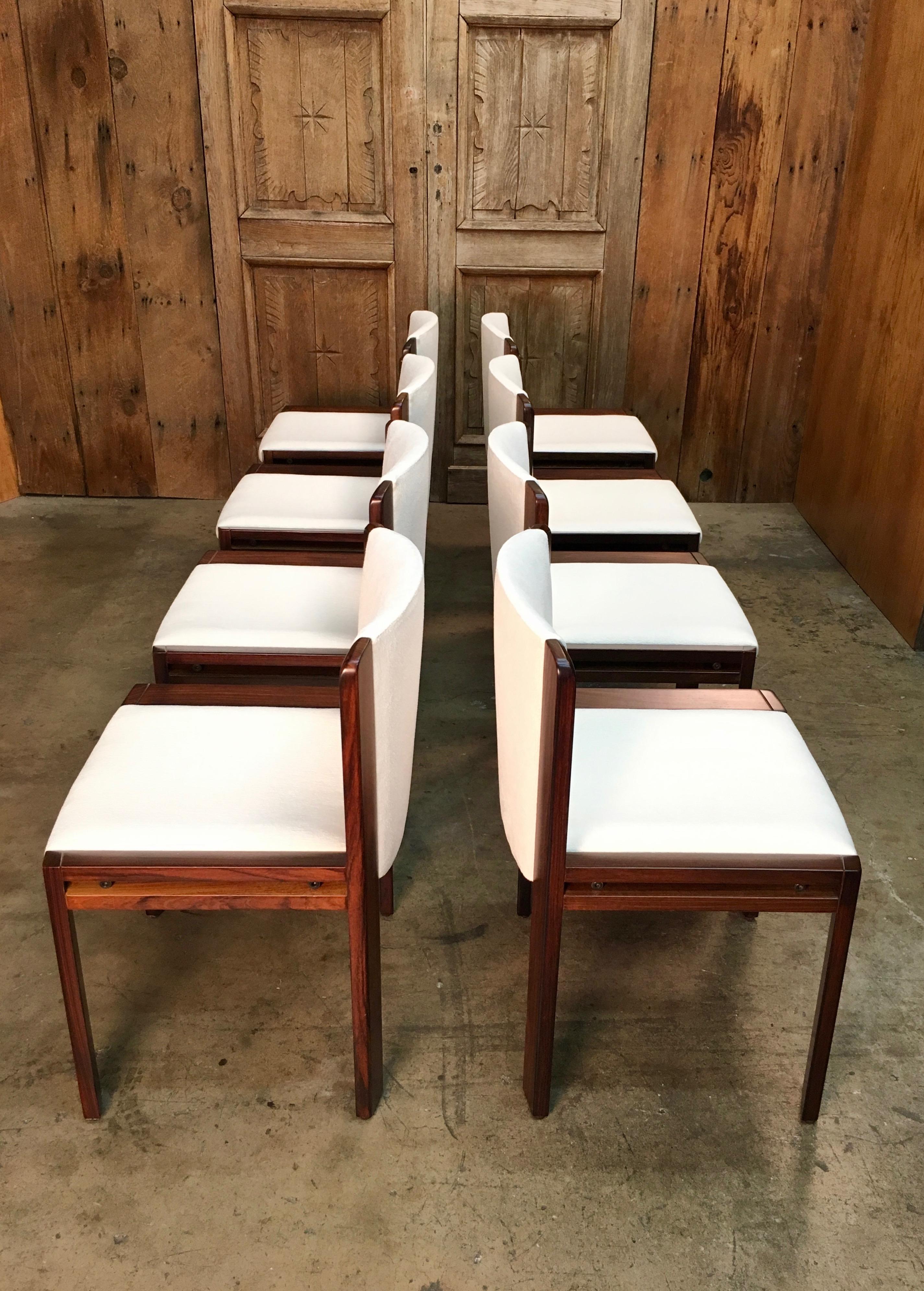 Set of Eight Joe Colombo '300' Dining Chairs for Pozzi 7