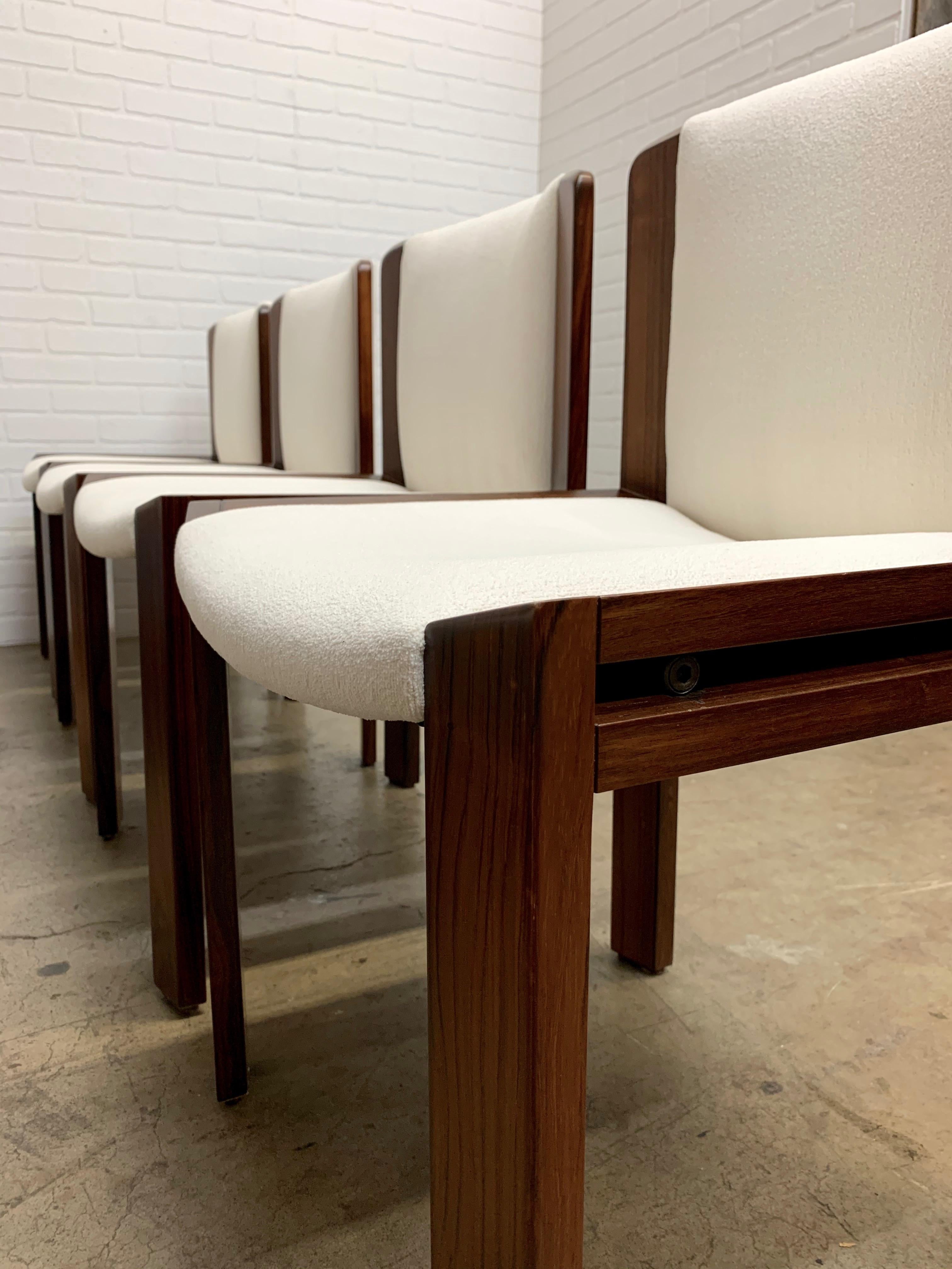 Set of Eight Joe Colombo '300' Dining Chairs for Pozzi 8