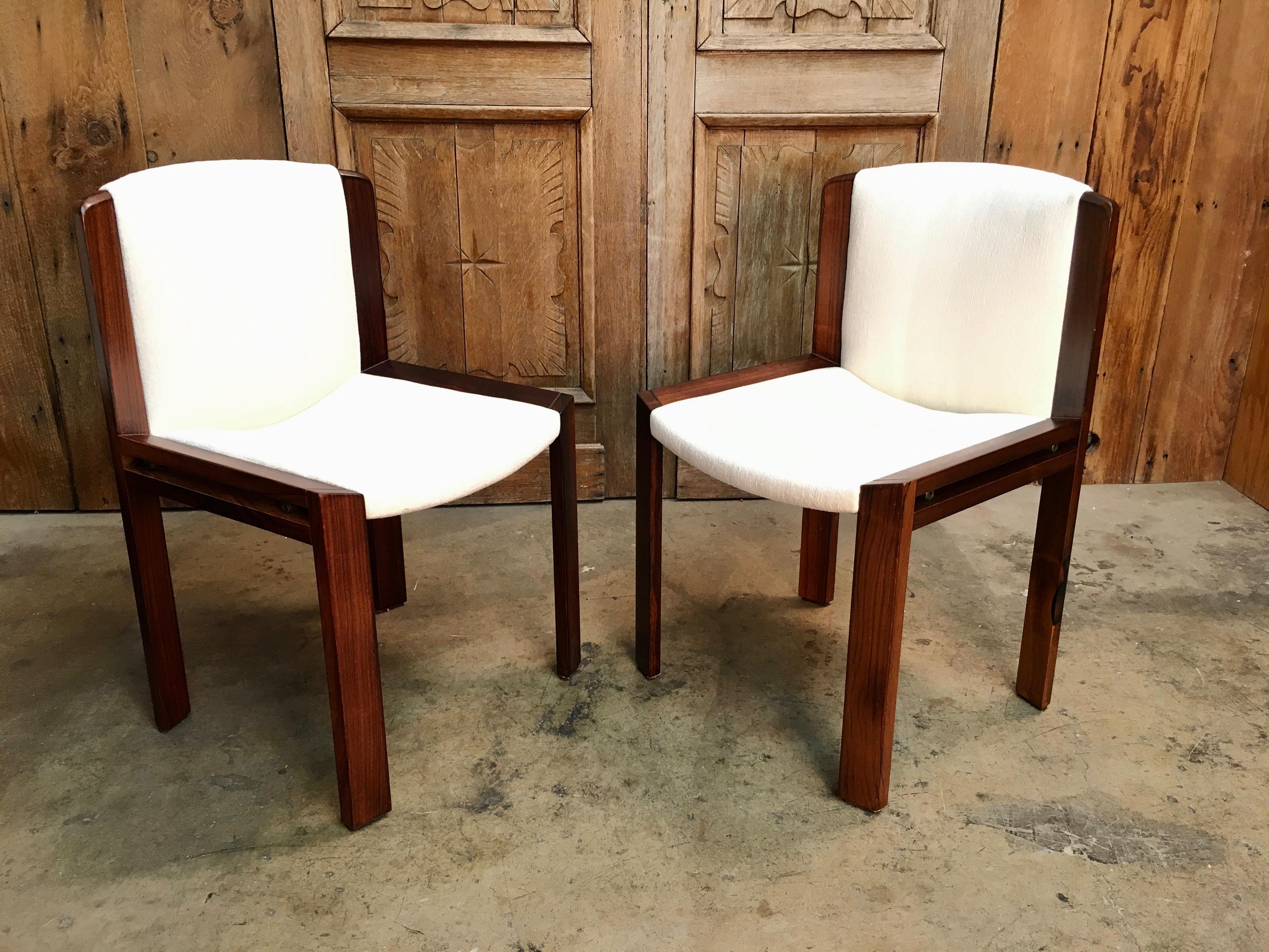 Italian Set of Eight Joe Colombo '300' Dining Chairs for Pozzi