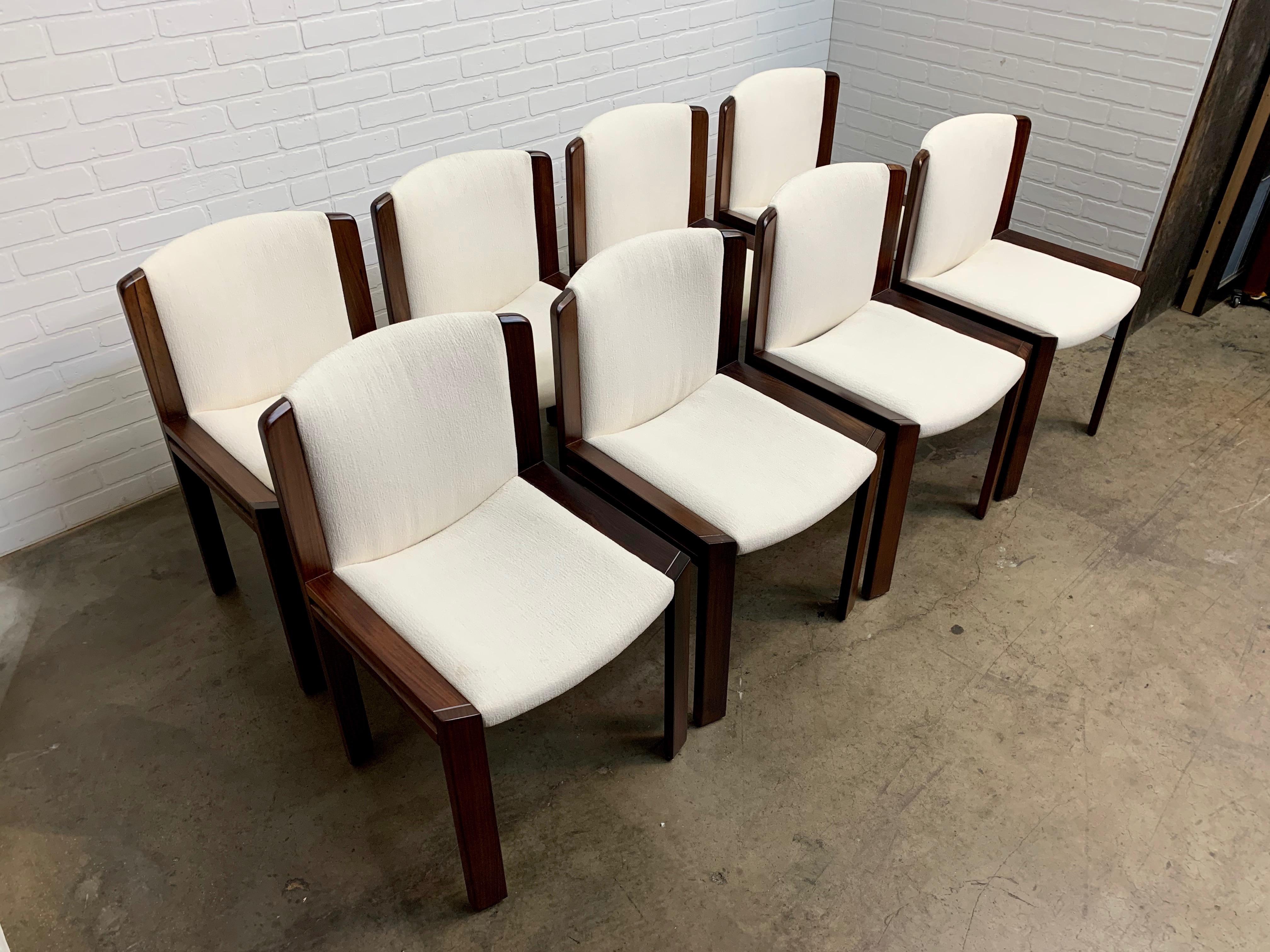 Set of Eight Joe Colombo '300' Dining Chairs for Pozzi 2