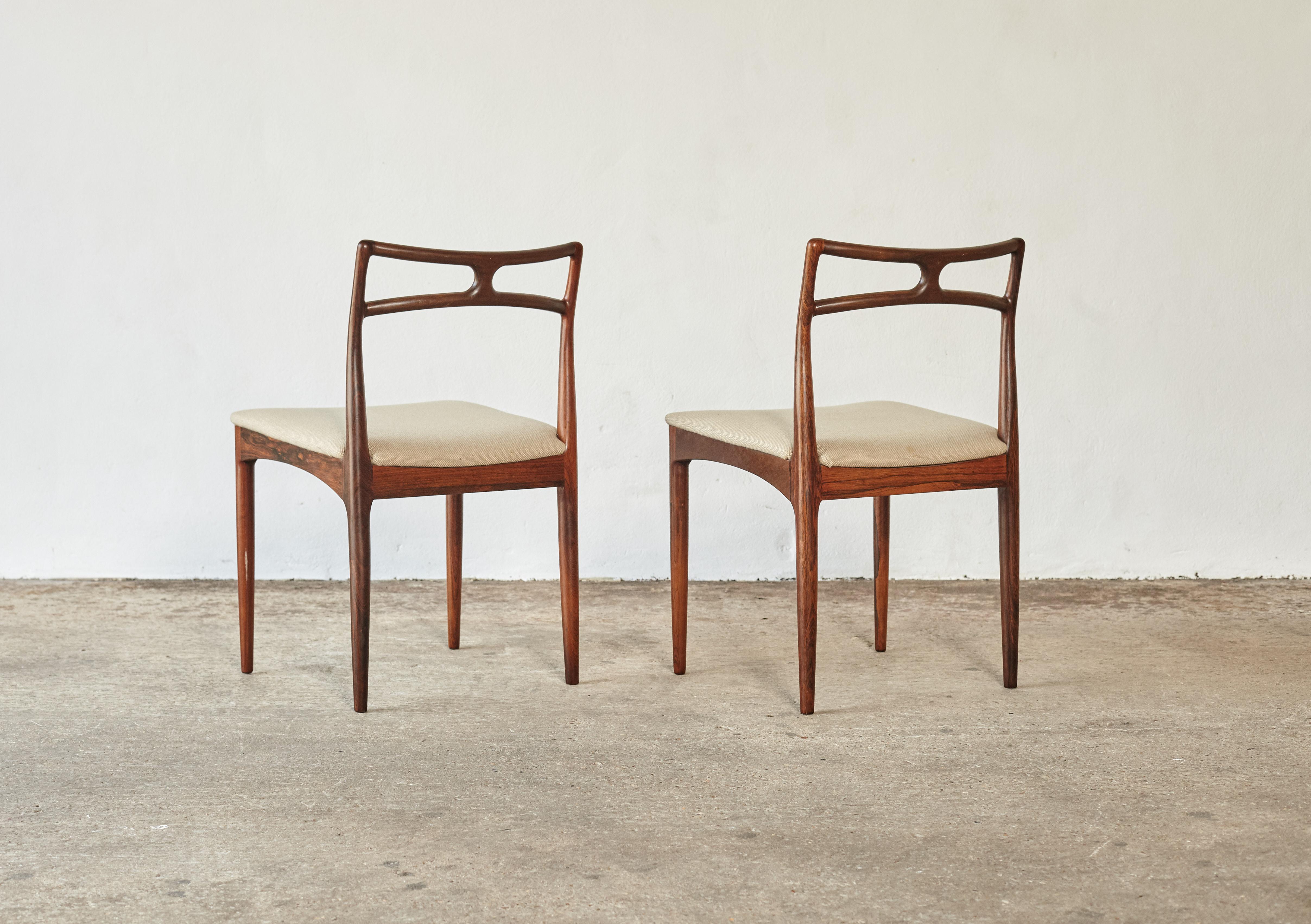 Set of Eight Johannes Andersen Model #94 Rosewood Dining Chairs, Denmark, 1960s 7