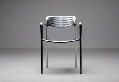 Set of Eight Jorge Pensi 'Toledo' Aluminum Armchairs