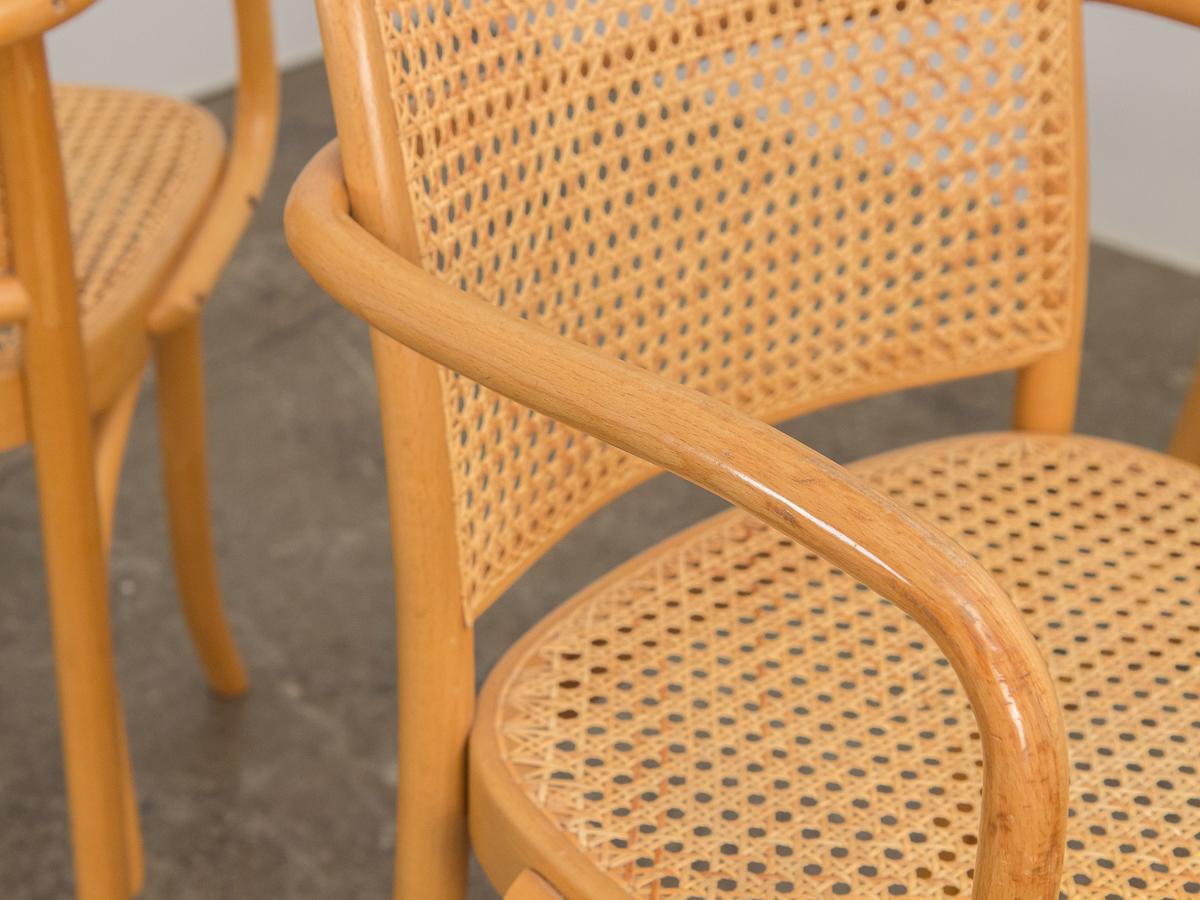 Mid-20th Century Set of Eight Josef Hoffman Bentwood Chairs