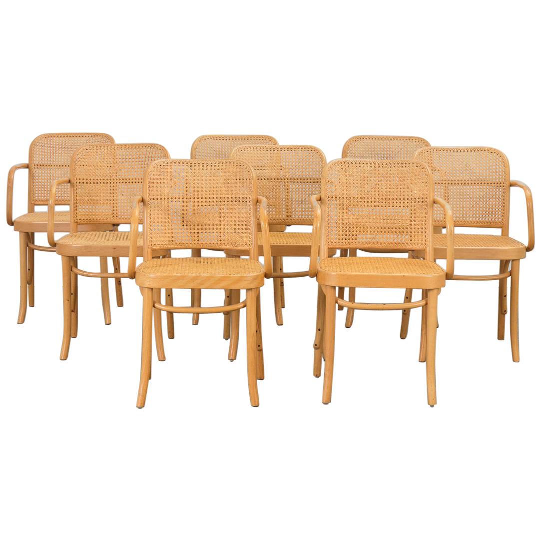 Set of Eight Josef Hoffman Bentwood Chairs