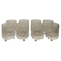 Juego de ocho vasos de chupito "Kekkerit" de Timo Sarpeneva para Iittala de Finlandia