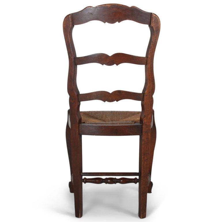 French Set of Eight Ladder-Back Chairs