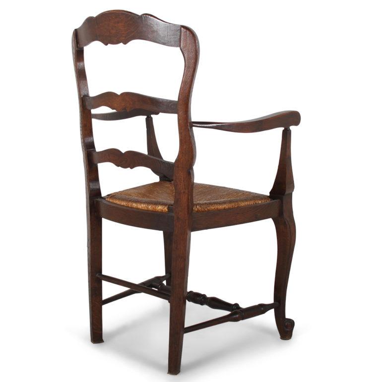 20th Century Set of Eight Ladder-Back Chairs