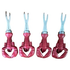 Set of Eight Lobster / Shell Fish Forks