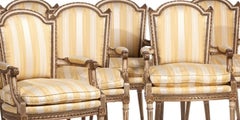 Set of eight Louis XVI armchairs - Maison Jansen