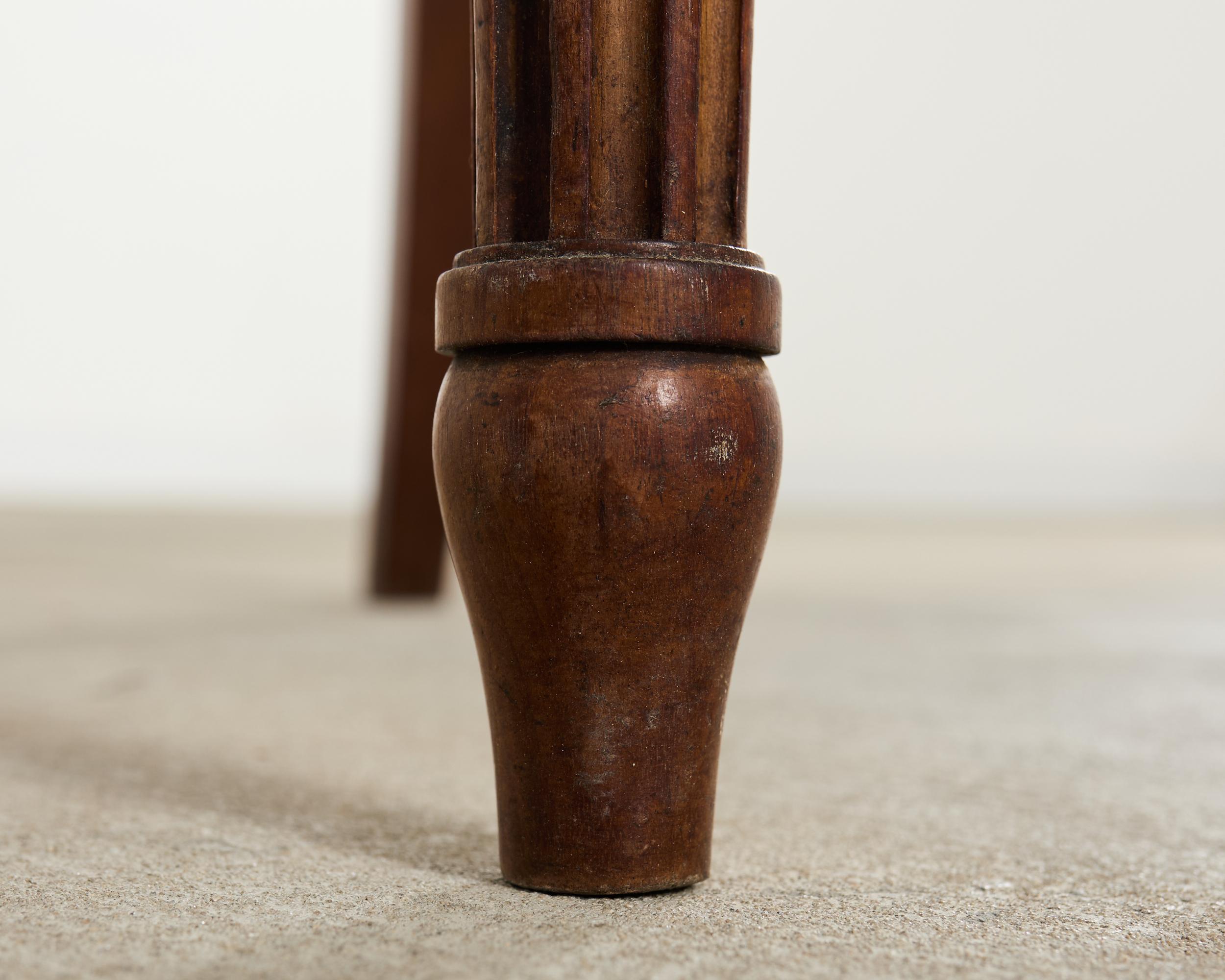 Set of Eight Louis XVI Style Bronze Ormolu Caned Dining Chairs en vente 13