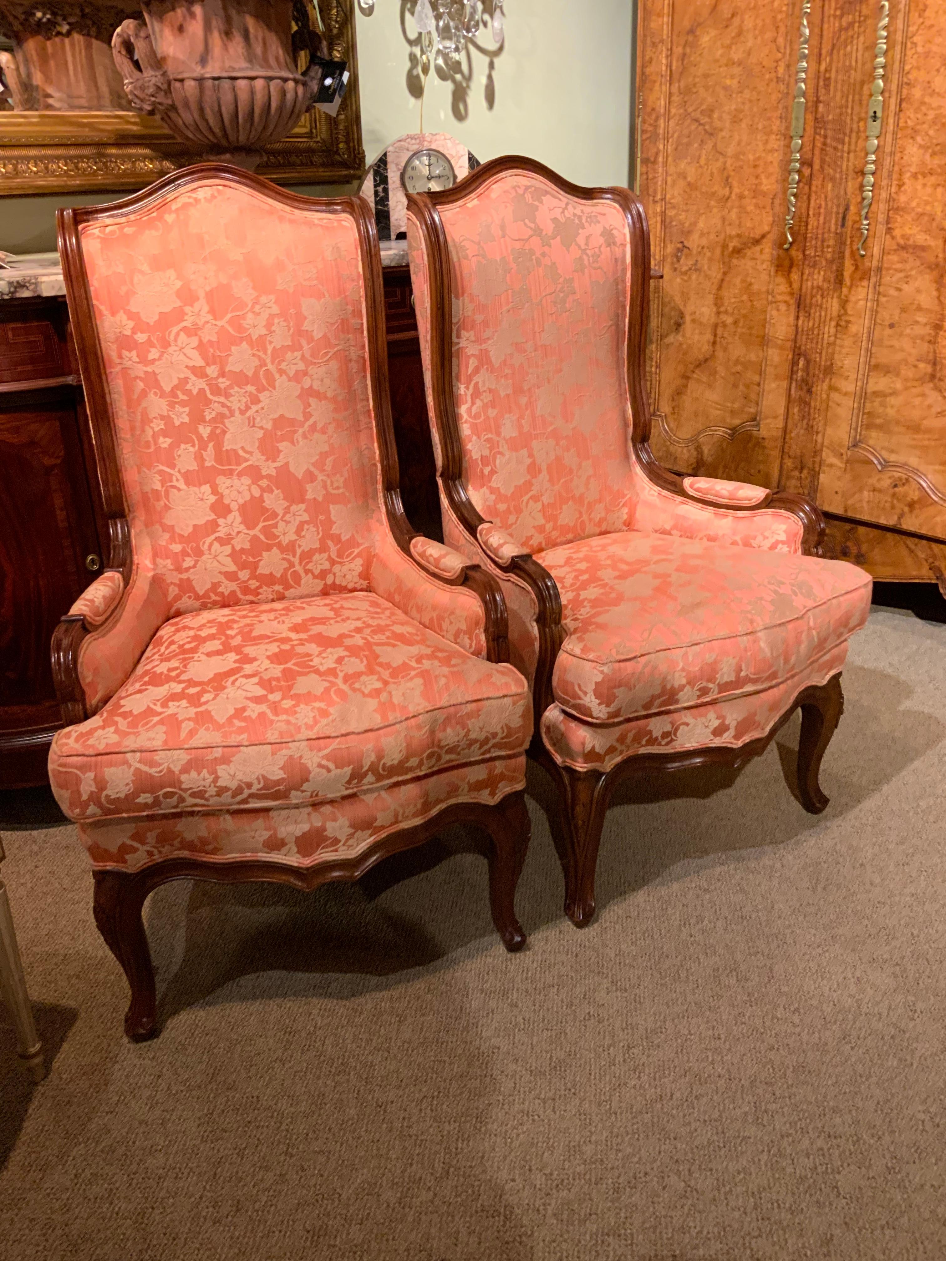 19th Century Set of Eight Louis XVI-Style Dining Chairs in Painted Finish with Host Chairs