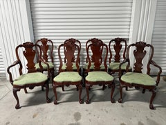 Set of Eight Mahogany Dining Chairs by Kindel, 20th Century