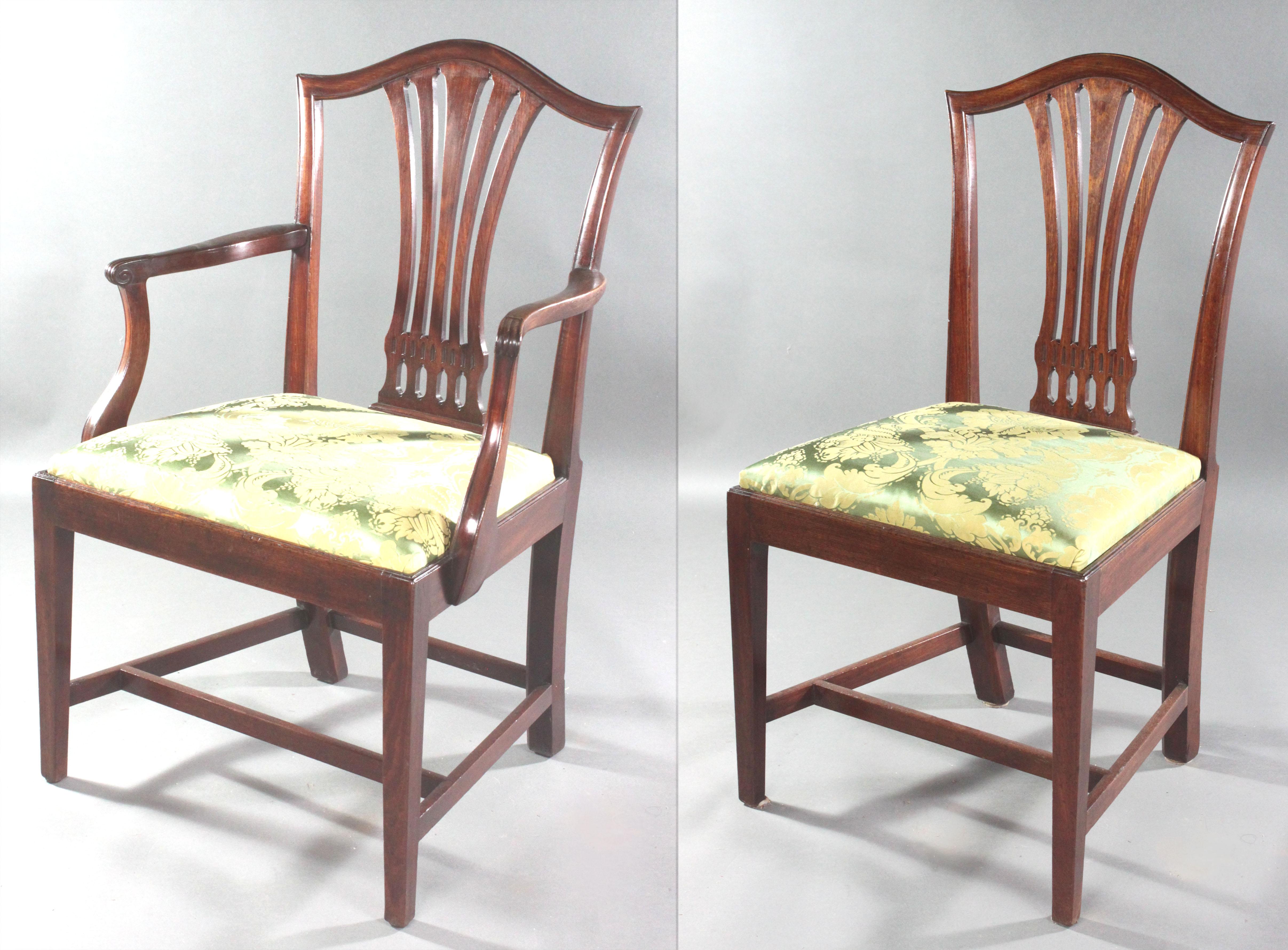 georgian dining chairs for sale