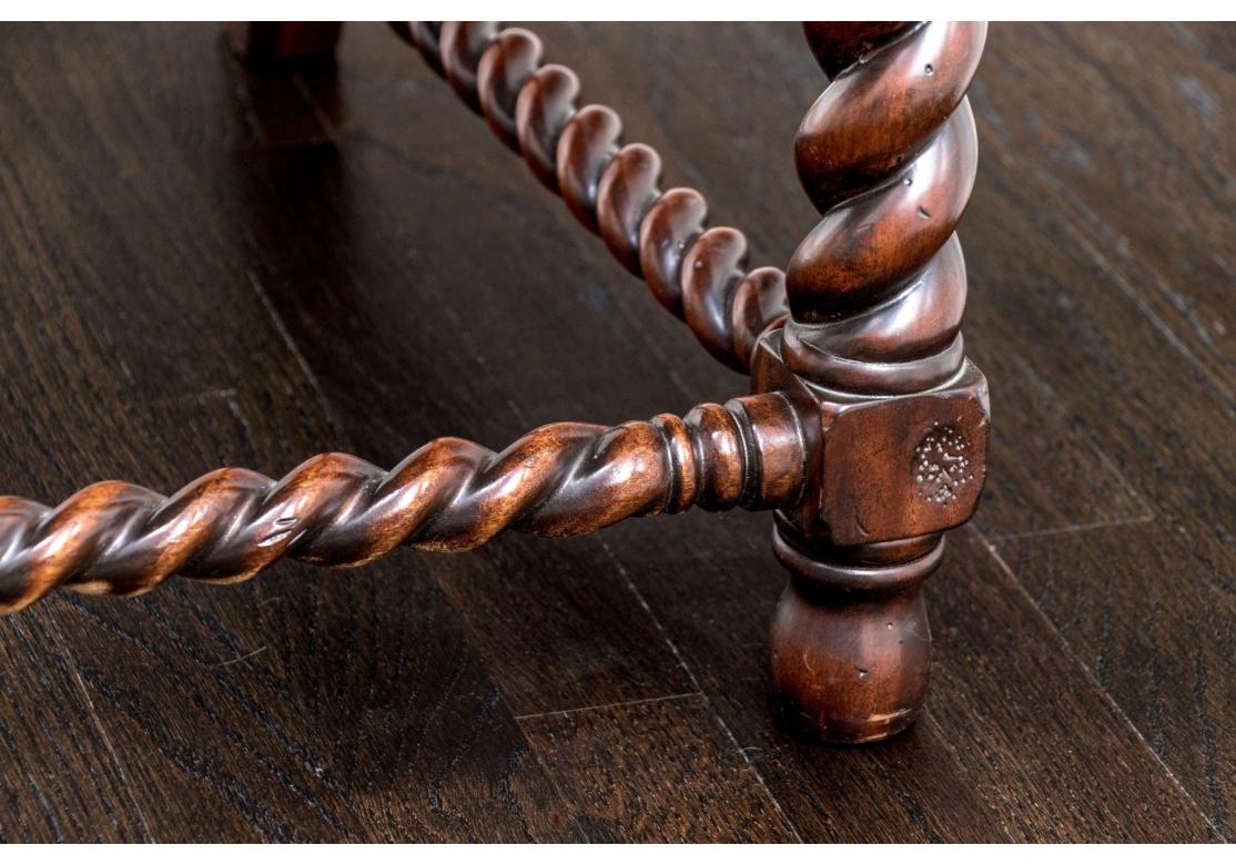 Ensemble de huit chaises de salle à manger de style jacobéen Maitland Smith en vente 13