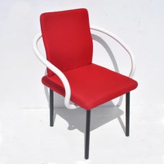 Set of Eight Mandarin Dining Chairs Designed by Ettore Sottsass for Knoll