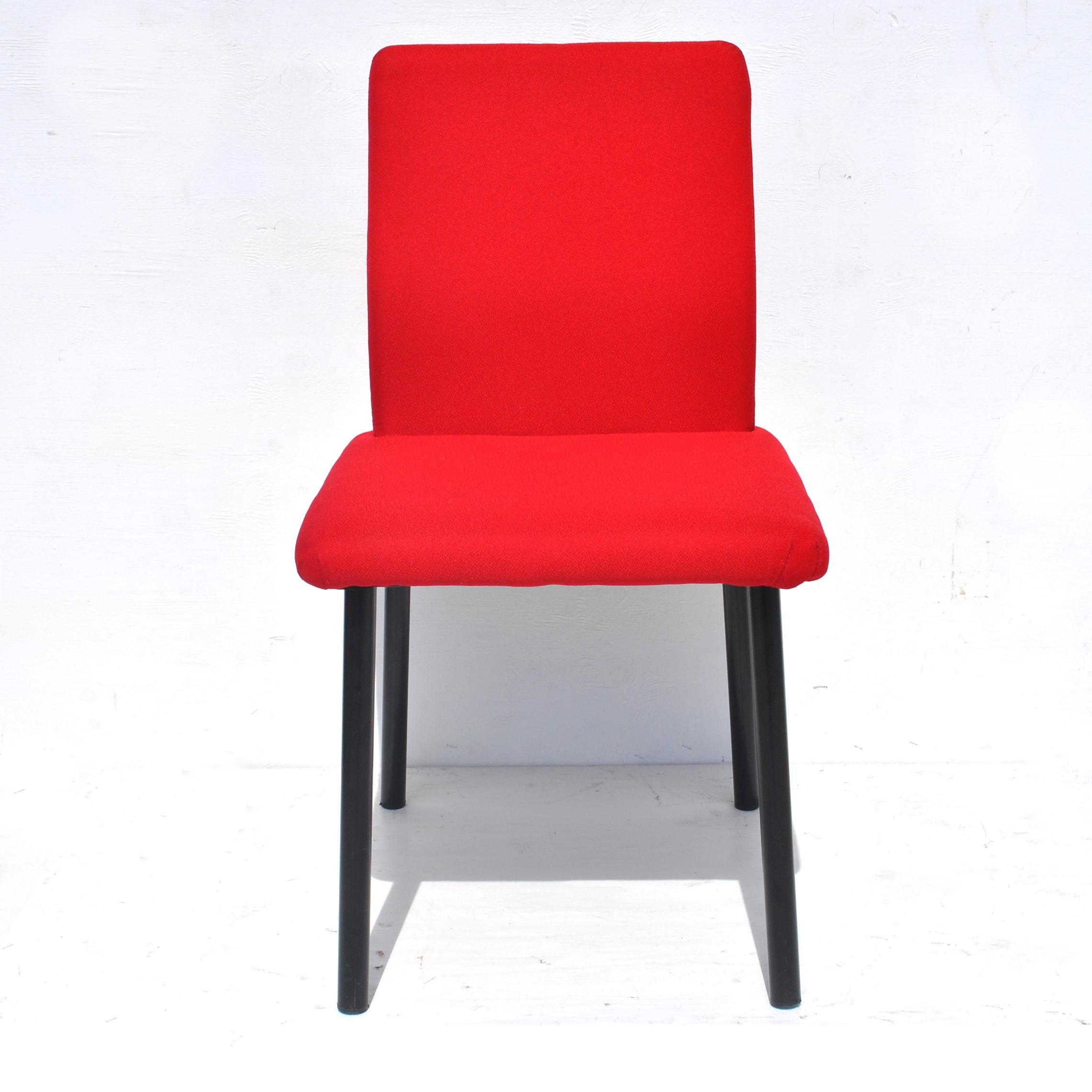 Set of Eight Mandarin Dining Chairs Designed by Ettore Sottsass for Knoll  For Sale 1