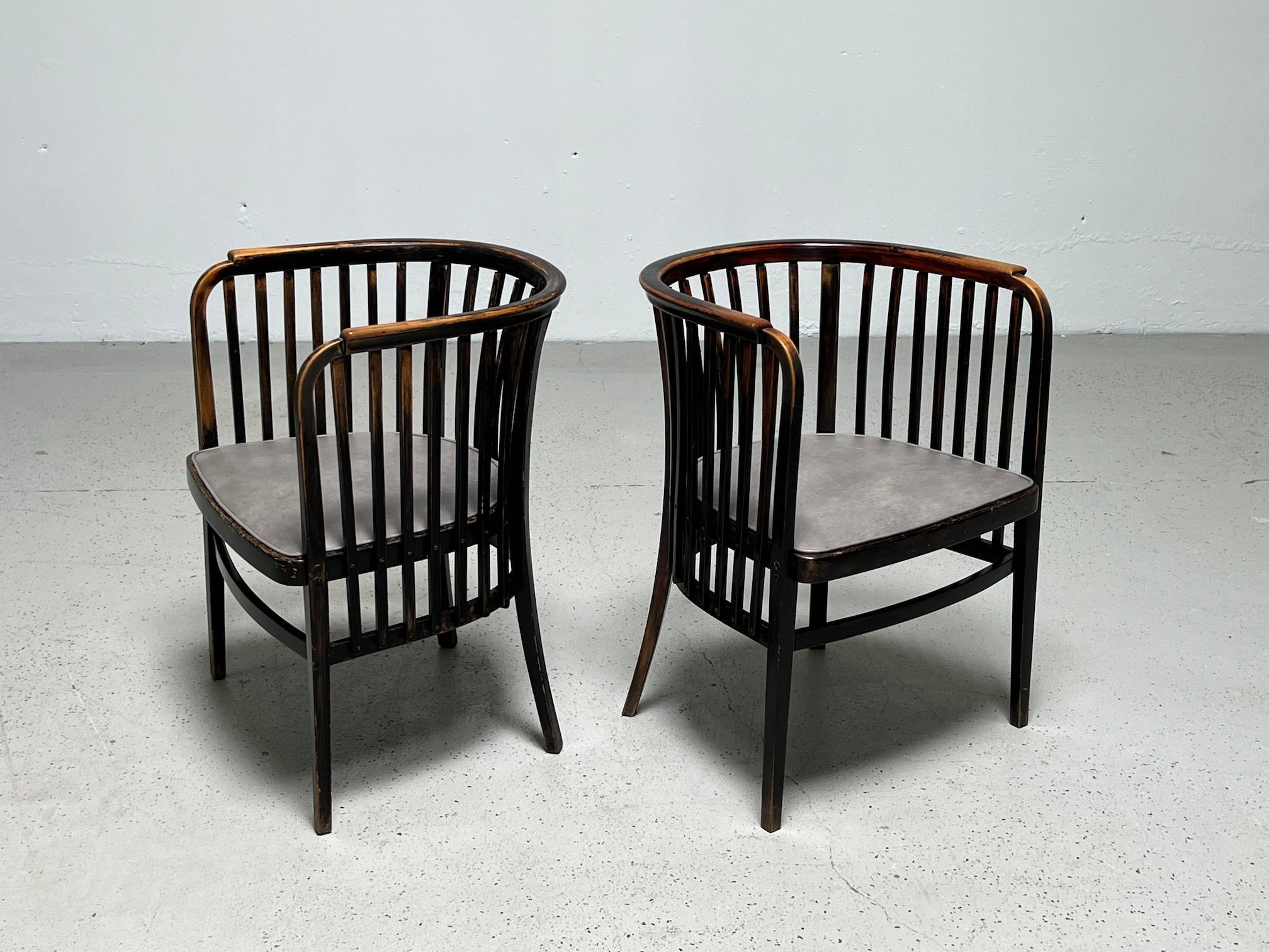 Set of Eight Marcel Kammerer Dining Chairs for Gebruder Thonet 9
