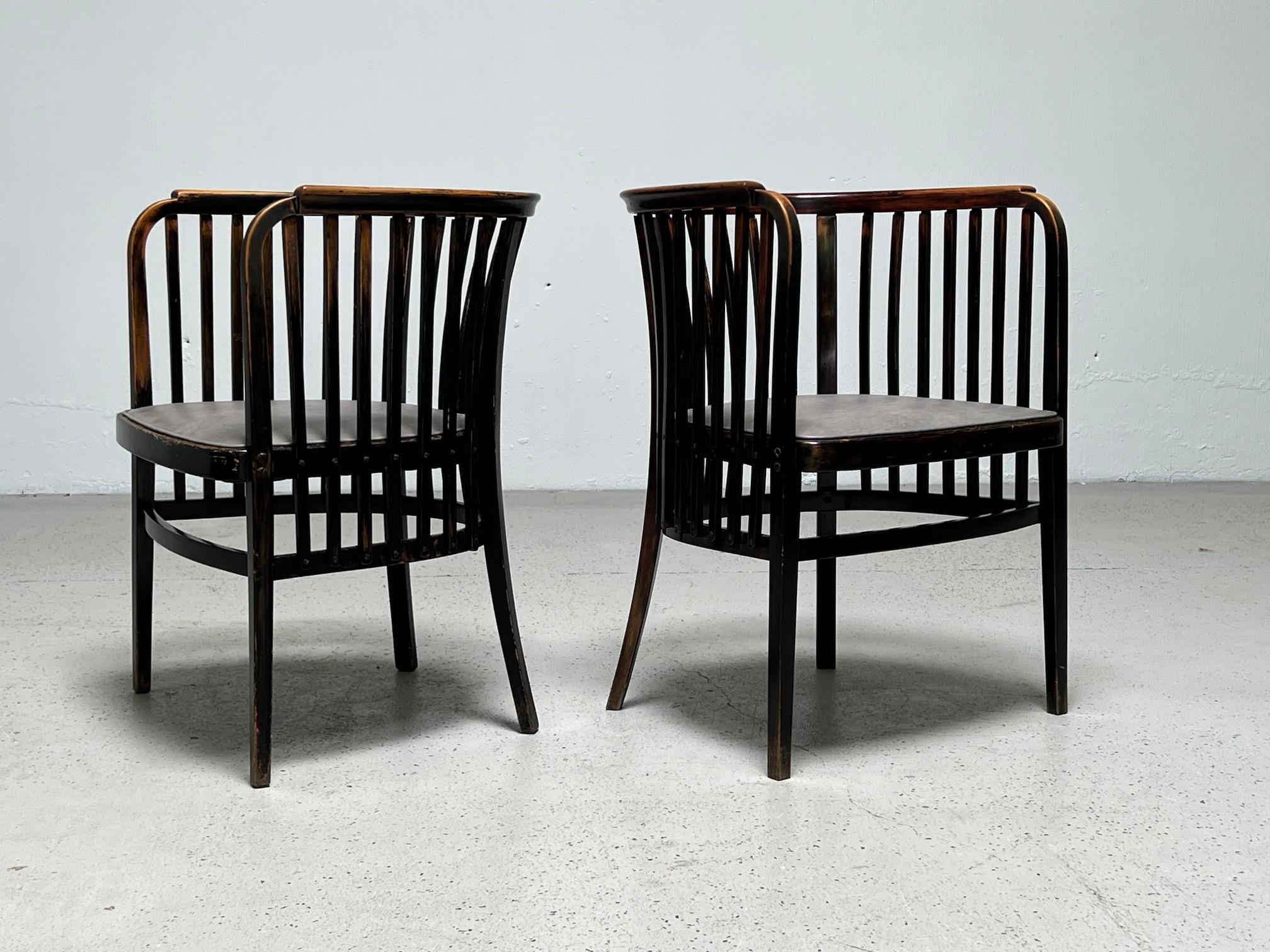 Set of Eight Marcel Kammerer Dining Chairs for Gebruder Thonet 10