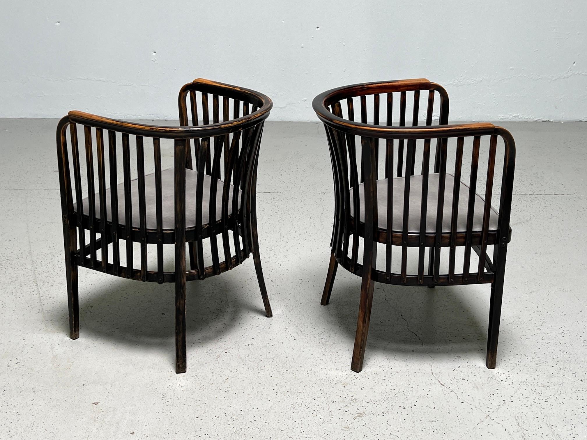 Set of Eight Marcel Kammerer Dining Chairs for Gebruder Thonet 12
