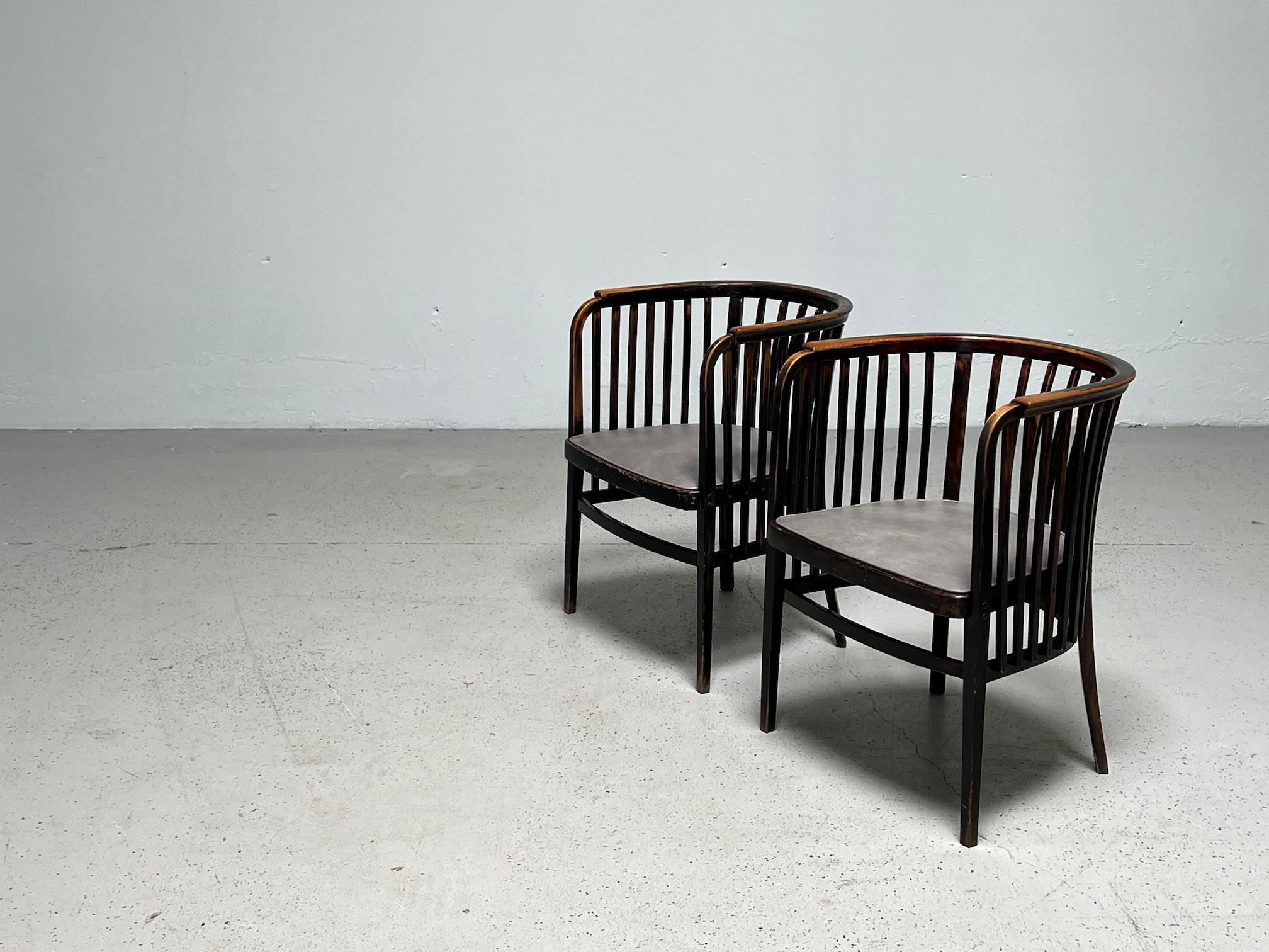 Set of Eight Marcel Kammerer Dining Chairs for Gebruder Thonet 15