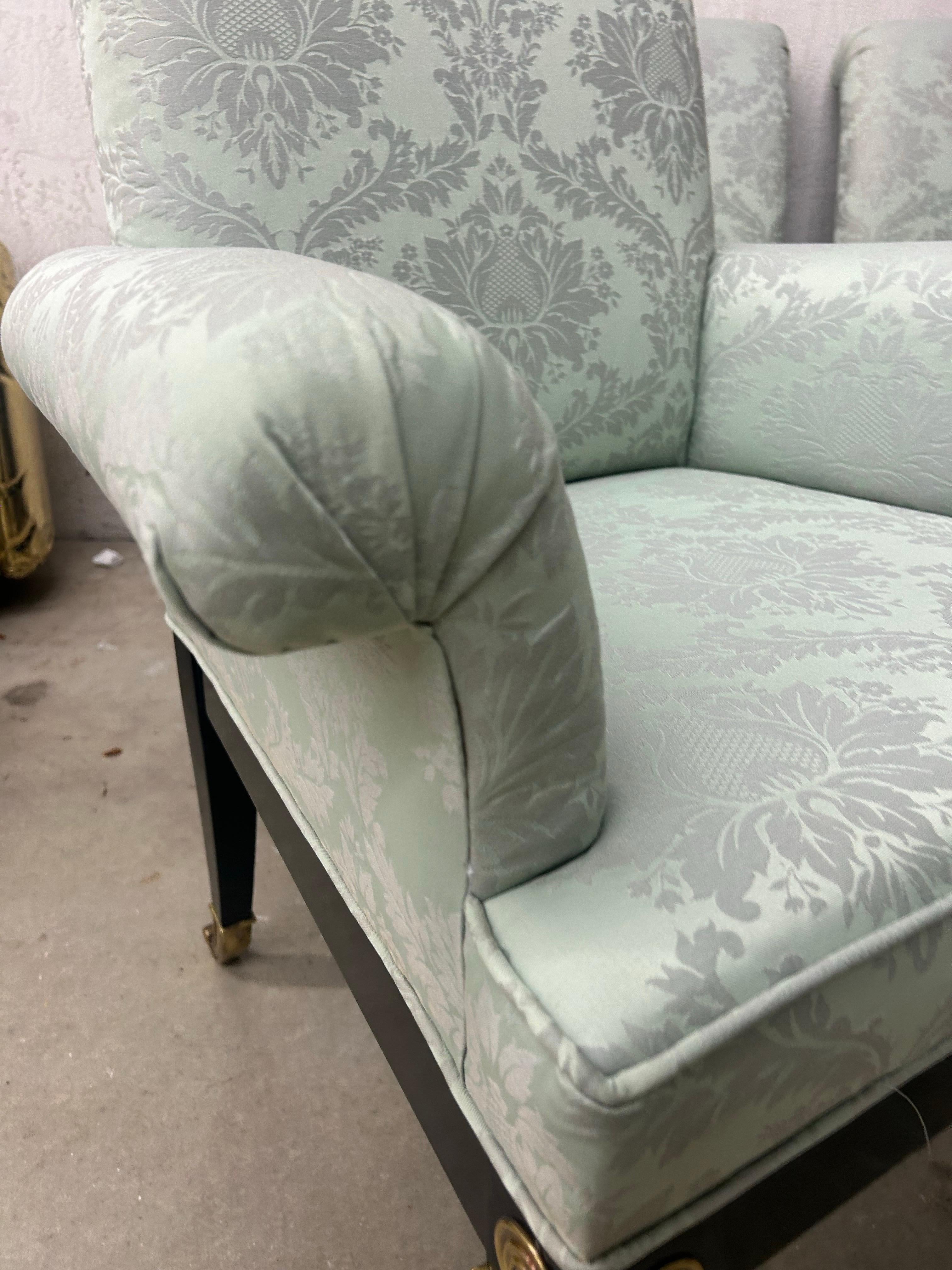 Set of eight Mastercraft neoclassical dining chairs For Sale 9