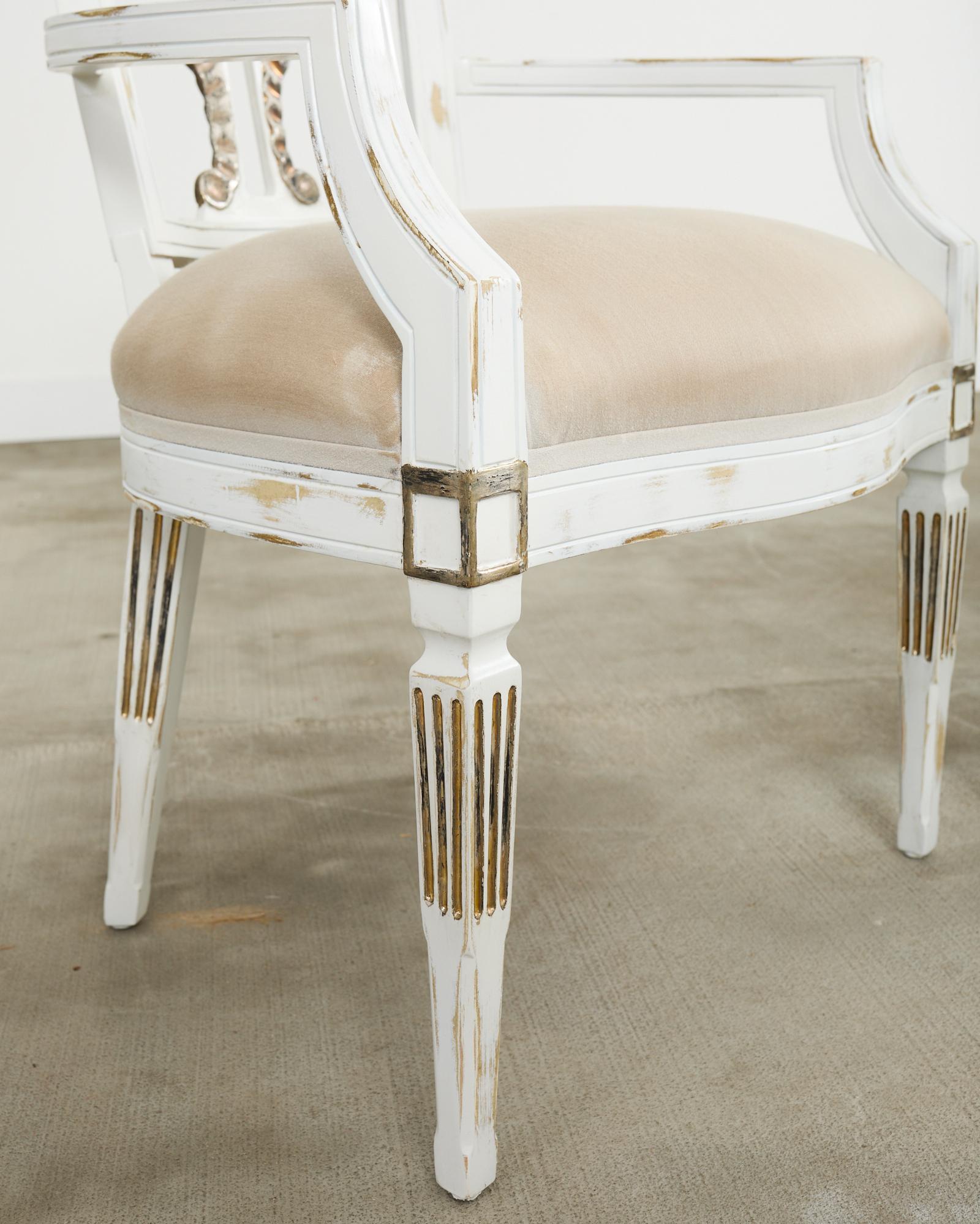 Ensemble de huit chaises de salle à manger Margot de Michael Taylor en vente 2