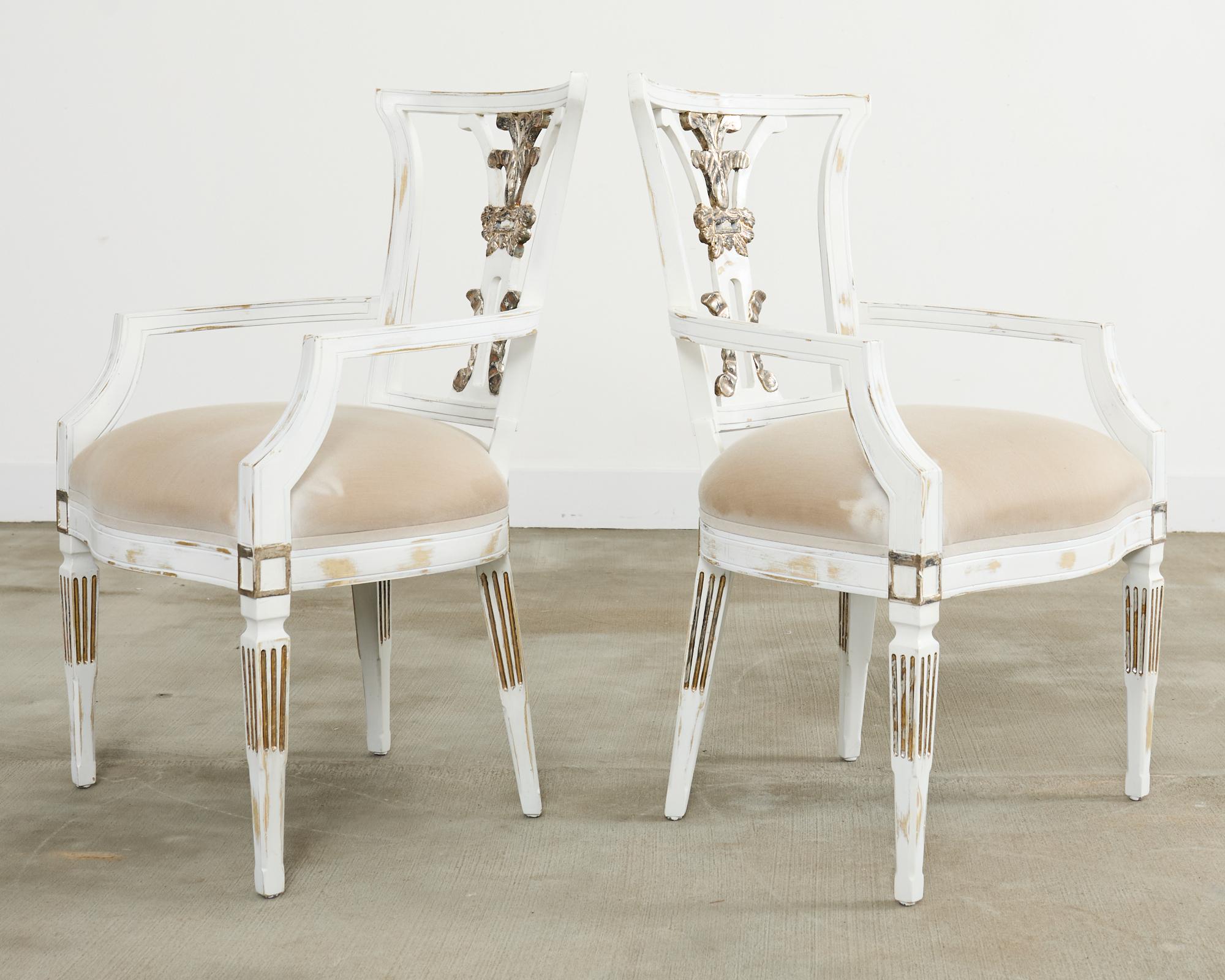 Ensemble de huit chaises de salle à manger Margot de Michael Taylor en vente 3