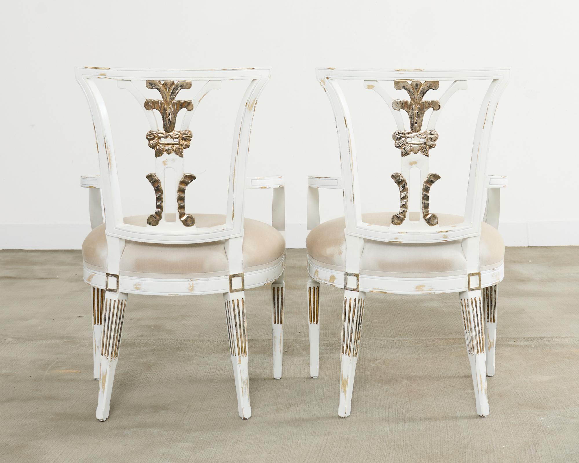 Ensemble de huit chaises de salle à manger Margot de Michael Taylor en vente 6
