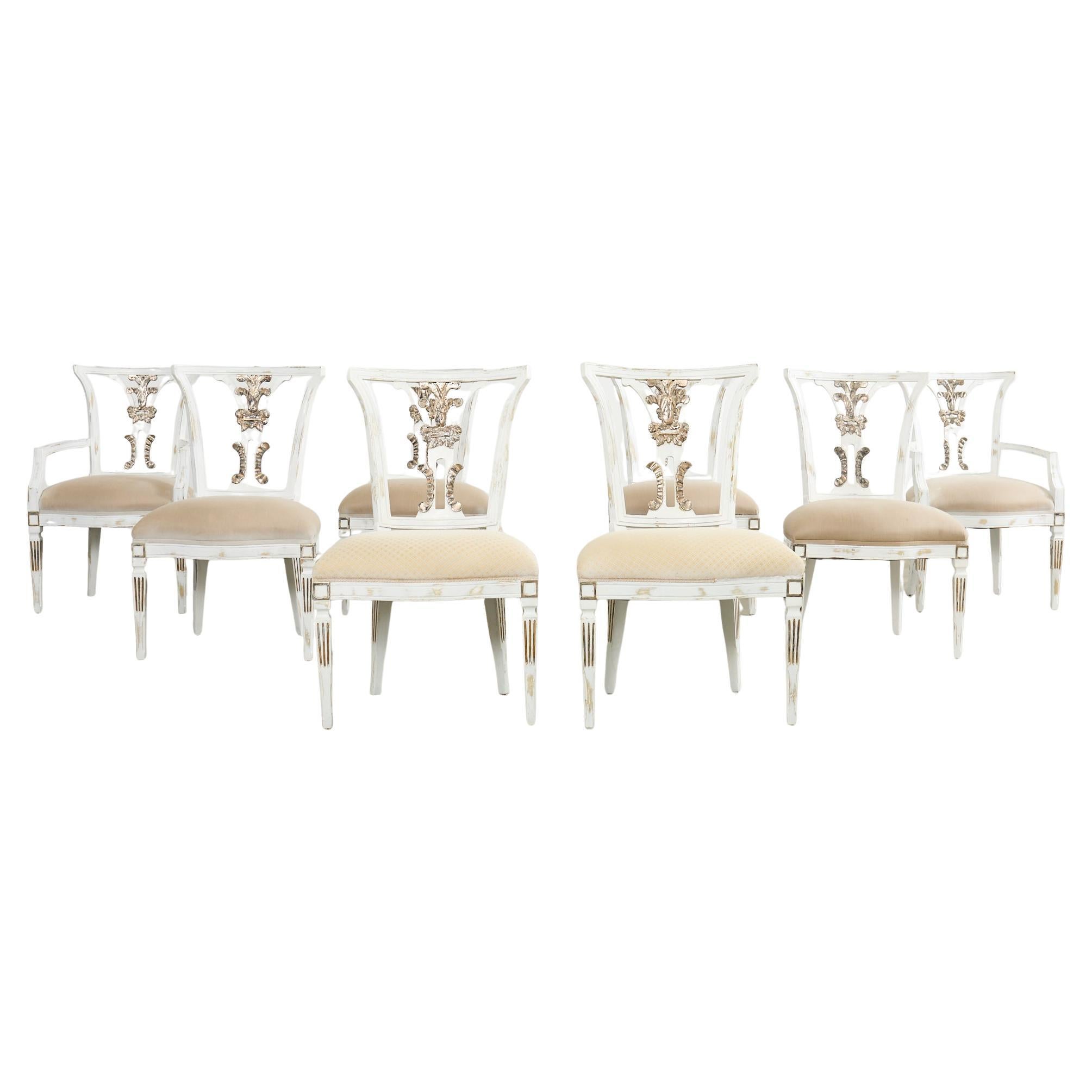 Ensemble de huit chaises de salle à manger Margot de Michael Taylor