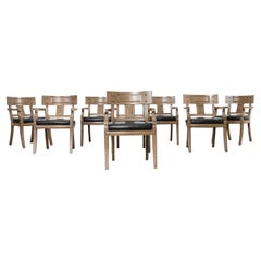Satz von acht Michael Taylor Style Klismos Dining Armchairs