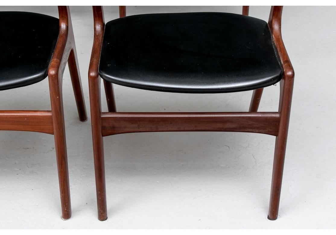 Mid-20th Century Set of Eight Mid Century Dining Chairs by Kai Kristiansen Denmark