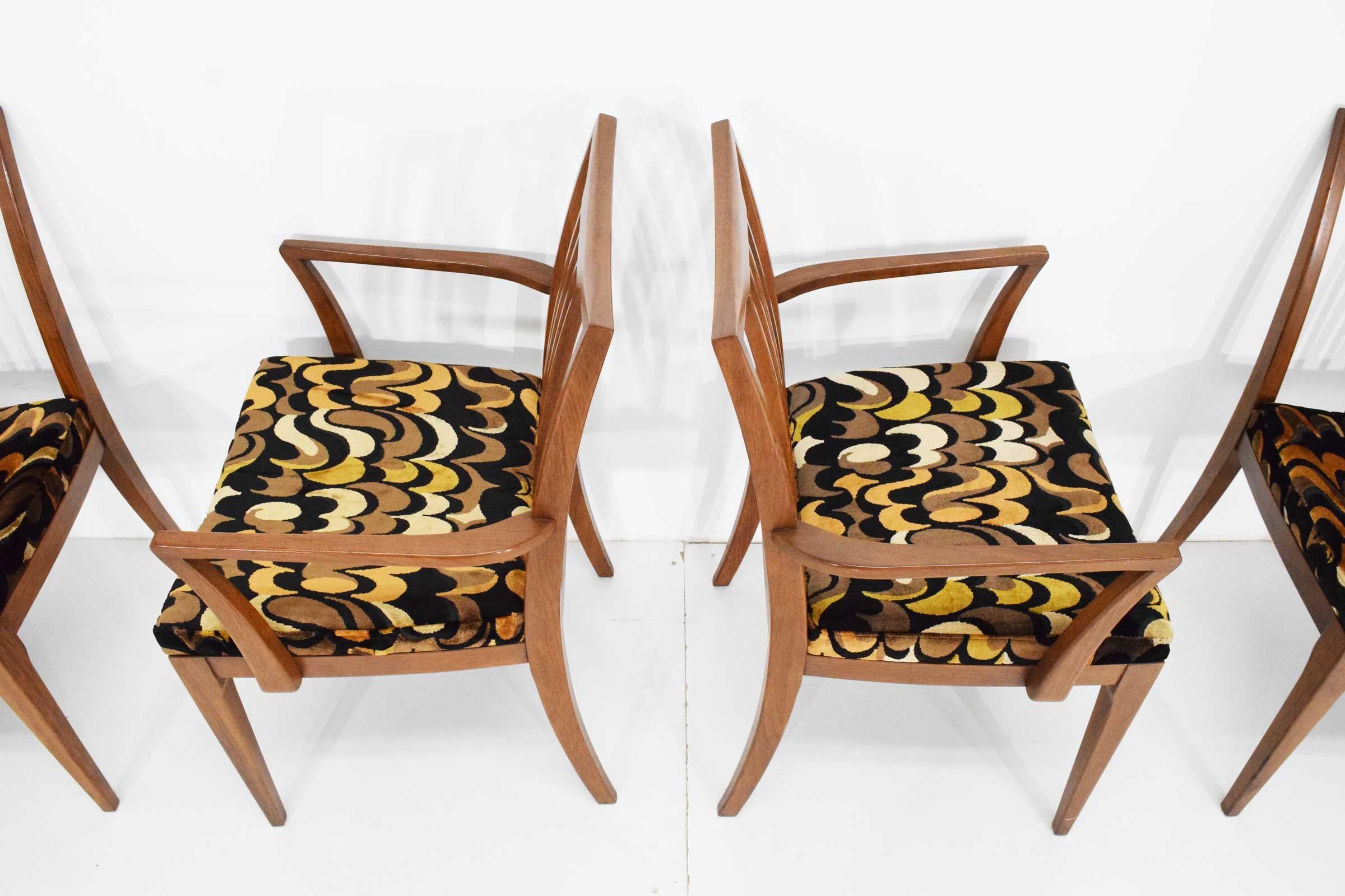 American Set of Four Midcentury Dining Chairs