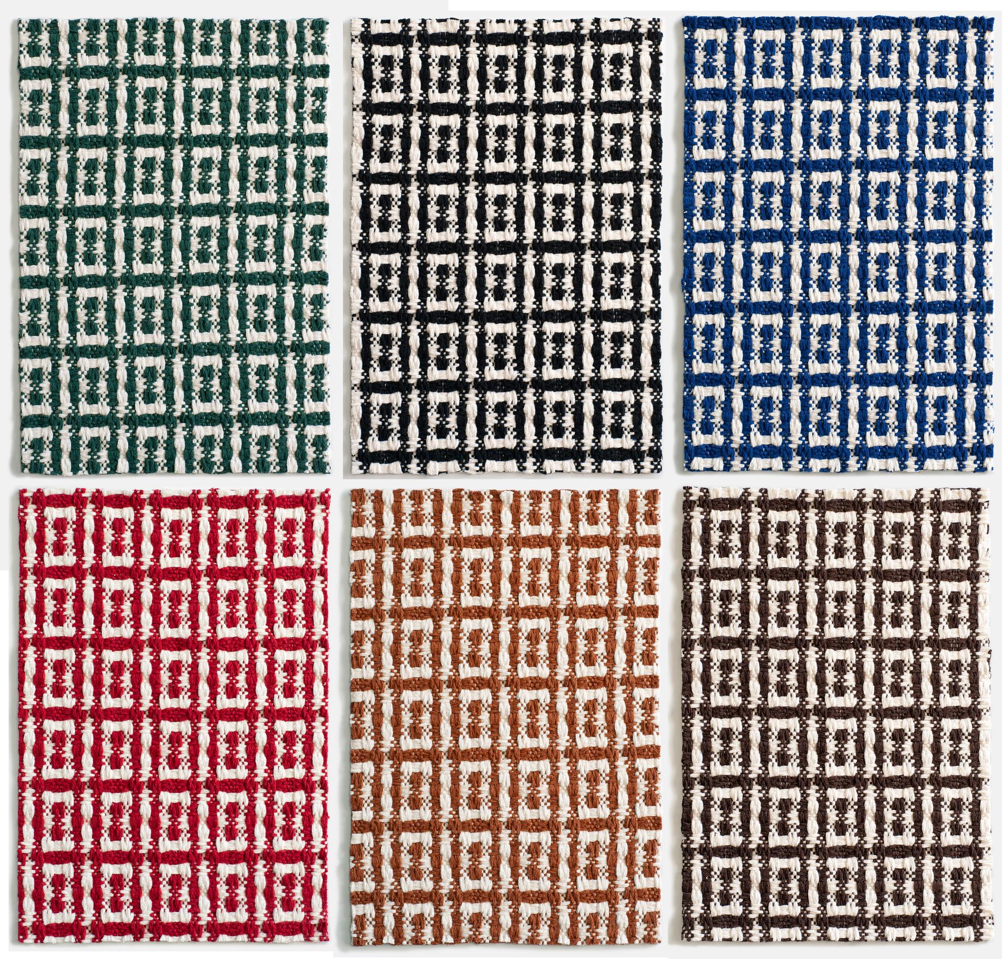 Set di otto sedie a cuore di metà secolo in Hsh Jacquard di Dedar, Europa, anni '60 in vendita 10