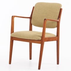 Set of Eight Mid Century Modern Open Arm Chairs, C. 1960